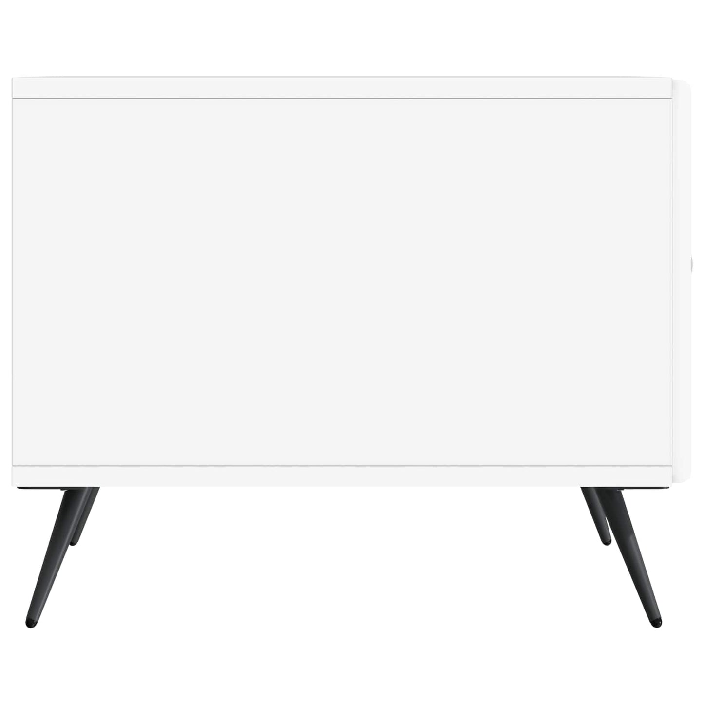 Salontafel met lade Wit 49 x 50 x 40 cm Bewerkt hout is nu te koop bij PeponiXL, paradijselijk wonen!