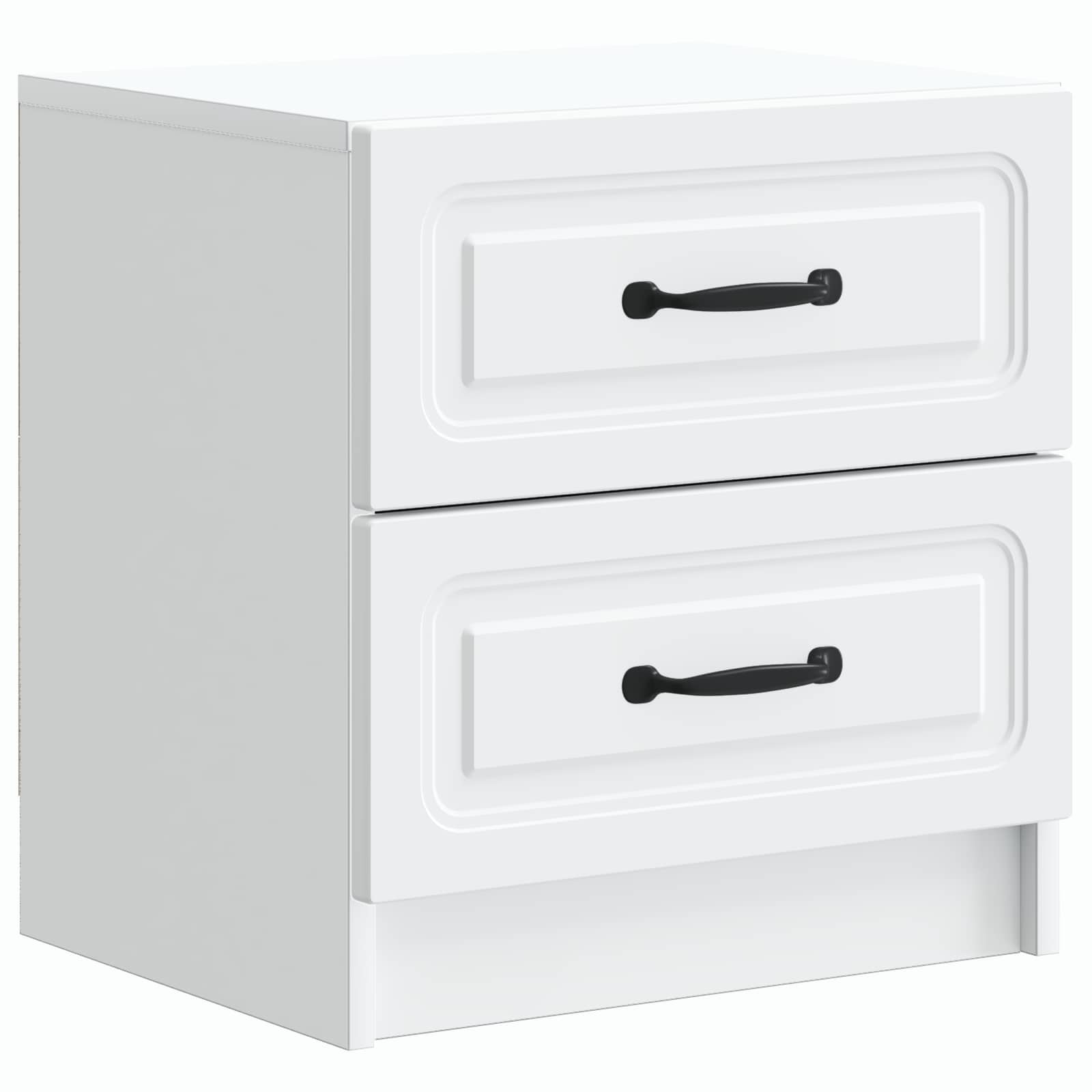 Nachtkastje met lade Wit 43 x 34,5 x 44,5 cm Bewerkt hout is nu te koop bij PeponiXL, paradijselijk wonen!