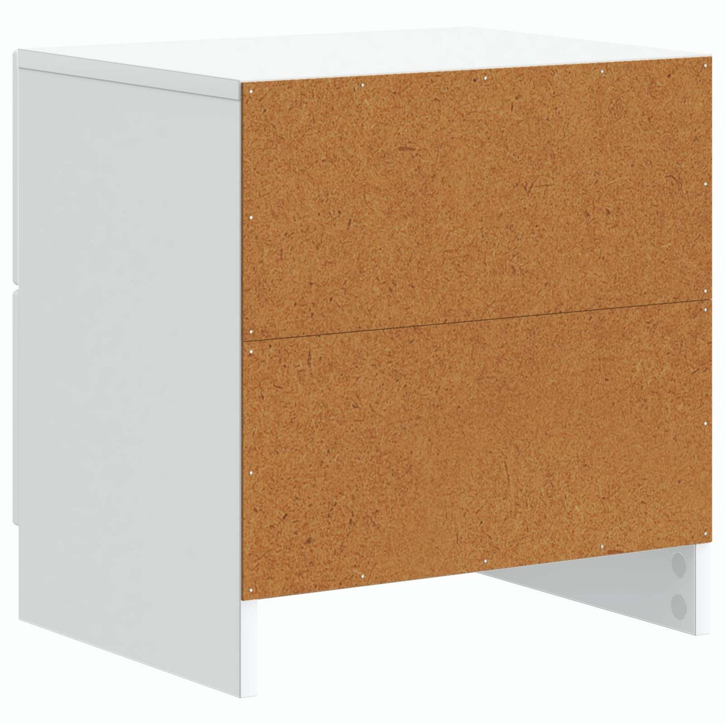 Nachtkastje met lade Wit 43 x 34,5 x 44,5 cm Bewerkt hout is nu te koop bij PeponiXL, paradijselijk wonen!