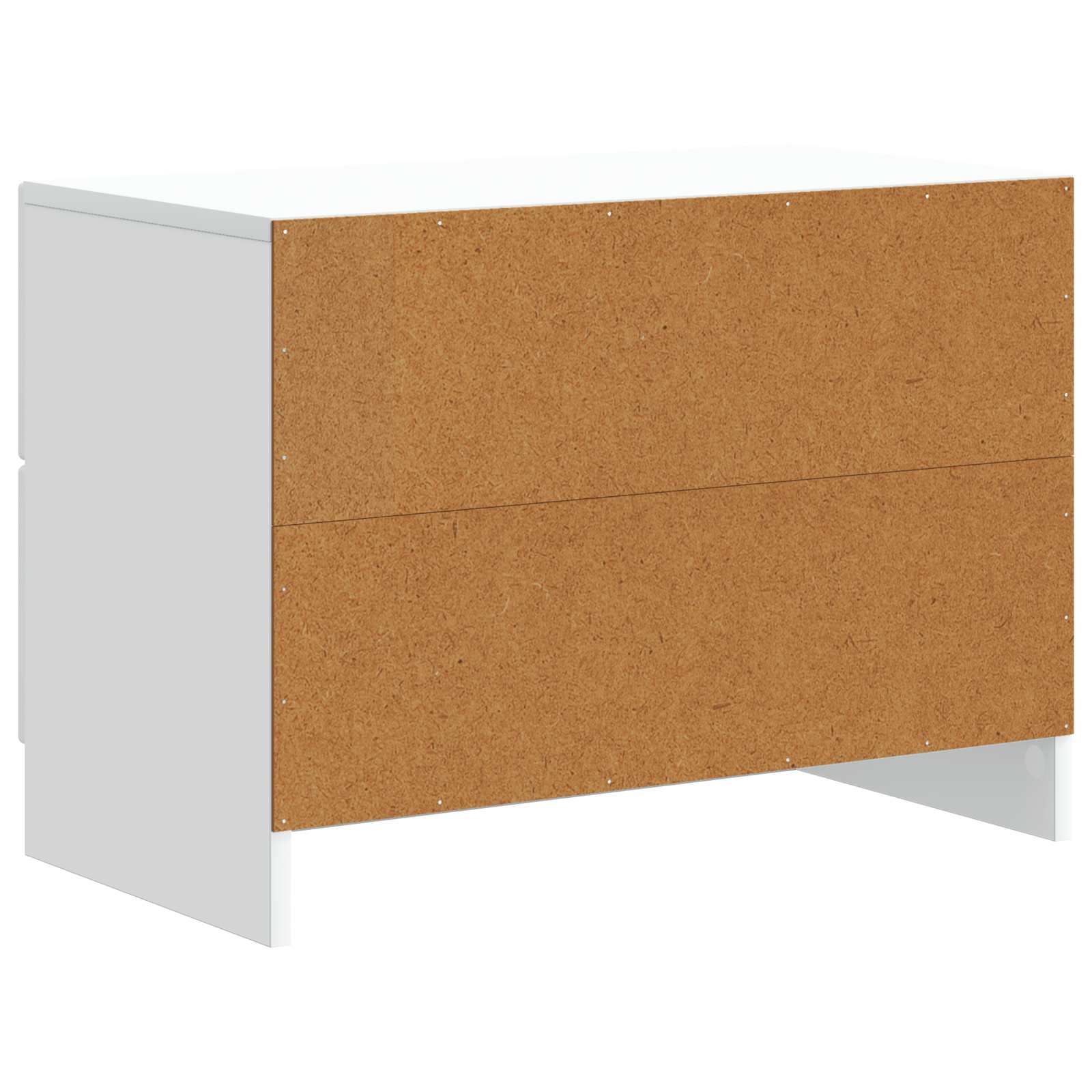 Nachtkastje met lade Wit 62 x 34,5 x 44,5 cm Bewerkt hout is nu te koop bij PeponiXL, paradijselijk wonen!