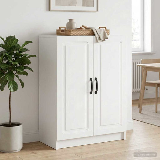 Dressoir Wit 66 x 34,5 x 87 cm Bewerkt hout is nu te koop bij PeponiXL, paradijselijk wonen!