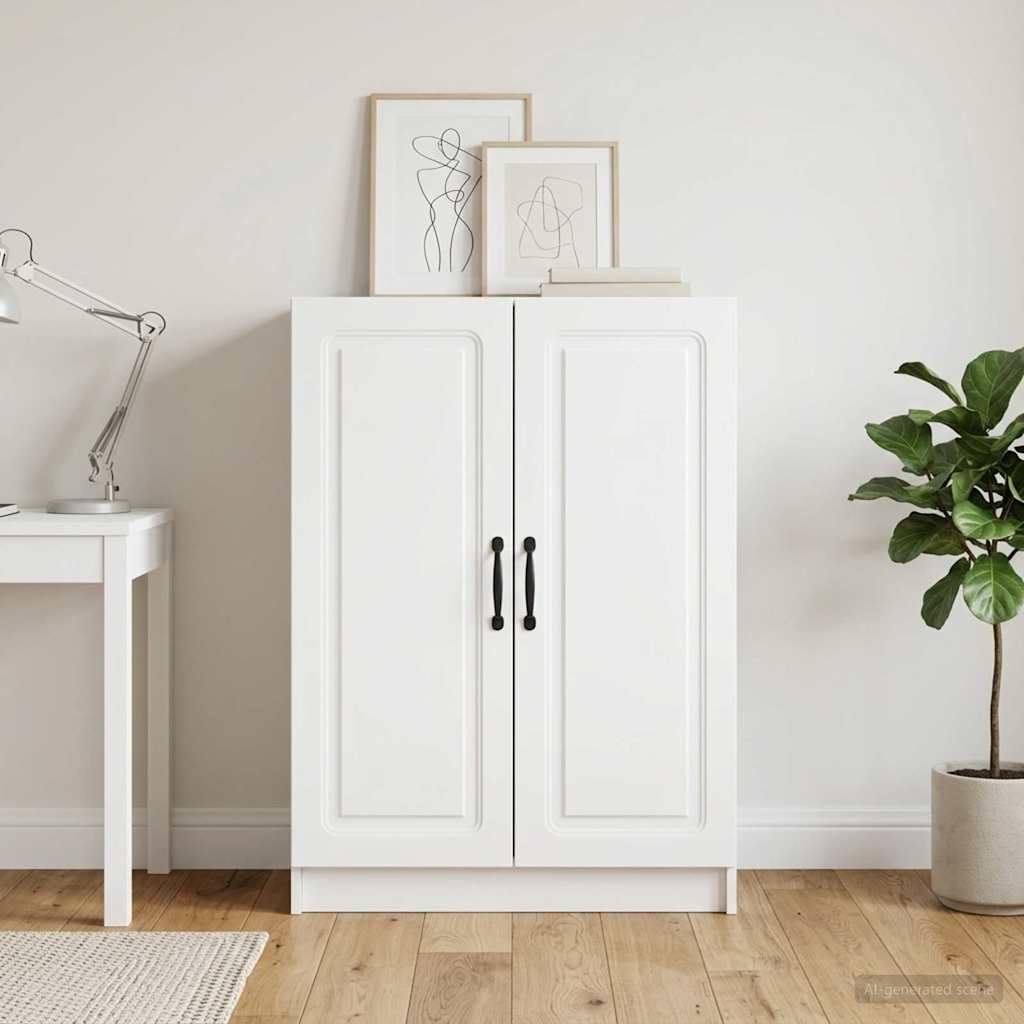 Dressoir Wit 66 x 34,5 x 87 cm Bewerkt hout is nu te koop bij PeponiXL, paradijselijk wonen!