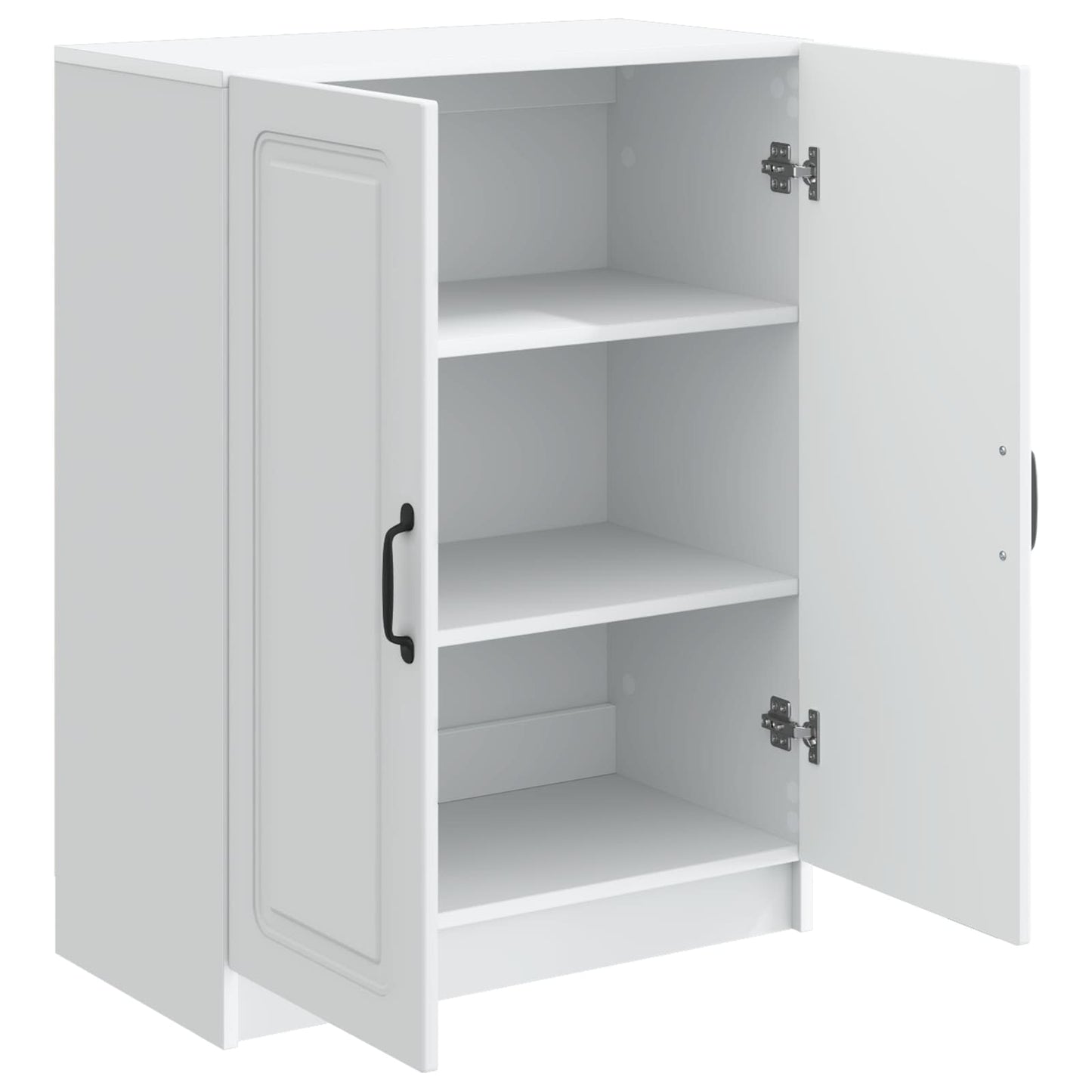 Dressoir Wit 66 x 34,5 x 87 cm Bewerkt hout is nu te koop bij PeponiXL, paradijselijk wonen!