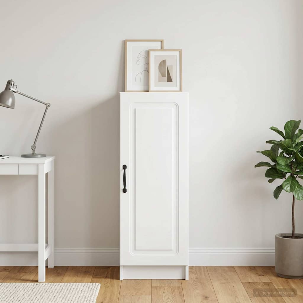 Dressoir Wit 33 x 34,5 x 87 cm Bewerkt hout is nu te koop bij PeponiXL, paradijselijk wonen!
