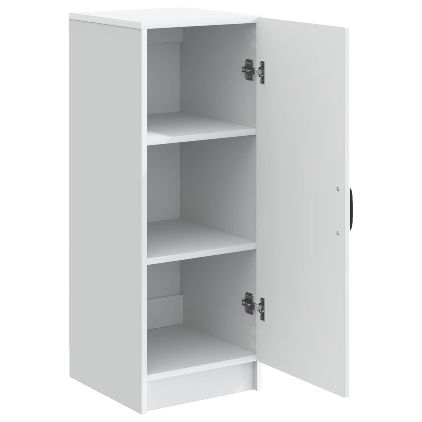 Dressoir Wit 33 x 34,5 x 87 cm Bewerkt hout is nu te koop bij PeponiXL, paradijselijk wonen!