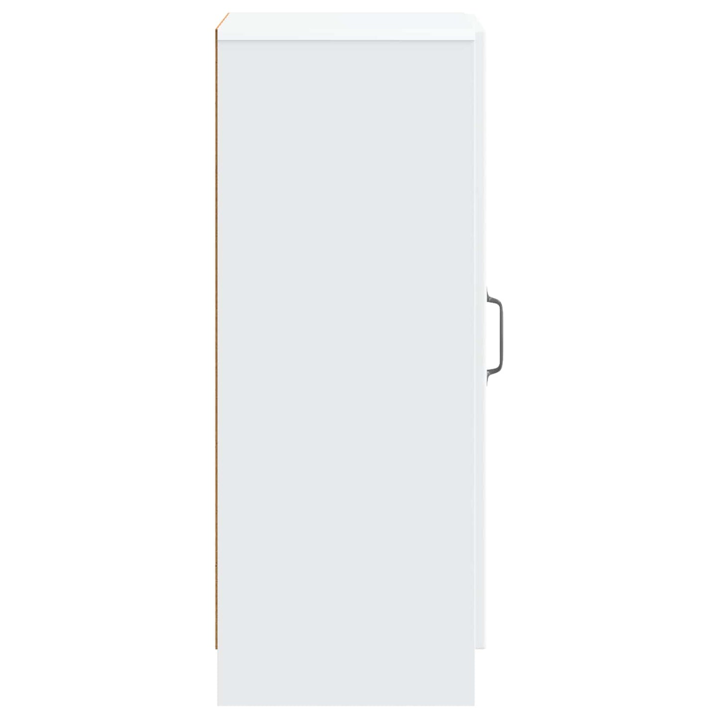 Dressoir Wit 33 x 34,5 x 87 cm Bewerkt hout is nu te koop bij PeponiXL, paradijselijk wonen!