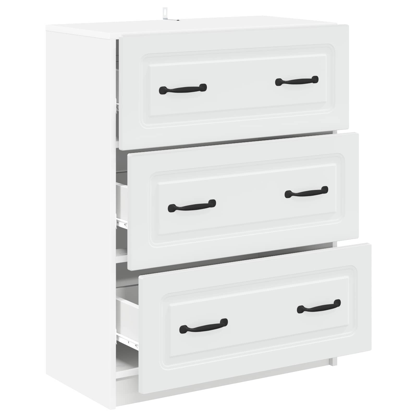 Ladenkast Wit 66 x 34,5 x 87 cm Bewerkt hout is nu te koop bij PeponiXL, paradijselijk wonen!