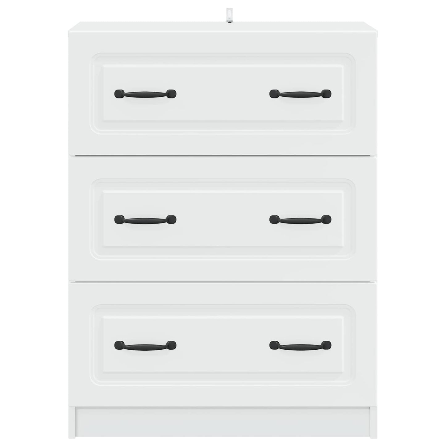 Ladenkast Wit 66 x 34,5 x 87 cm Bewerkt hout is nu te koop bij PeponiXL, paradijselijk wonen!