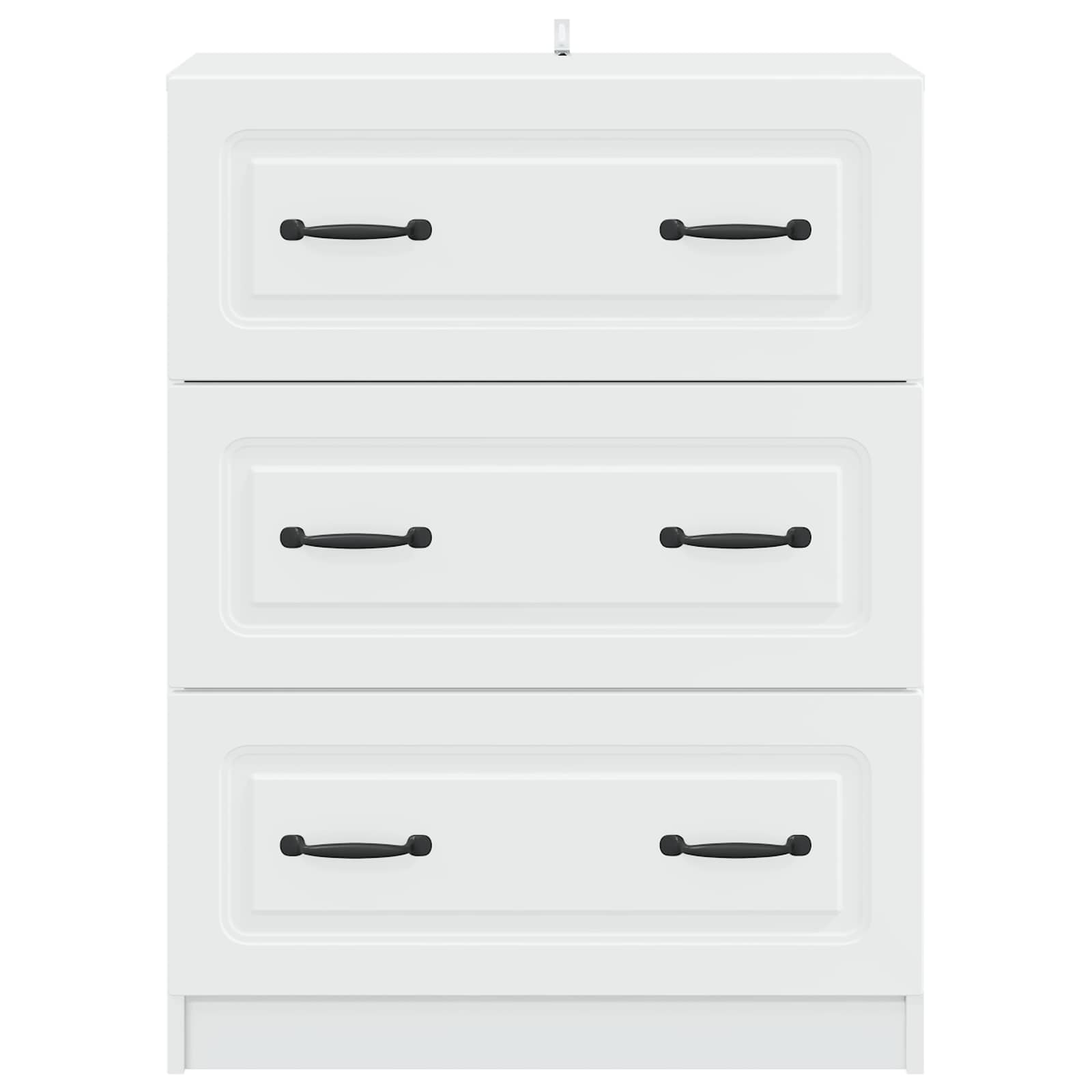 Ladenkast Wit 66 x 34,5 x 87 cm Bewerkt hout is nu te koop bij PeponiXL, paradijselijk wonen!