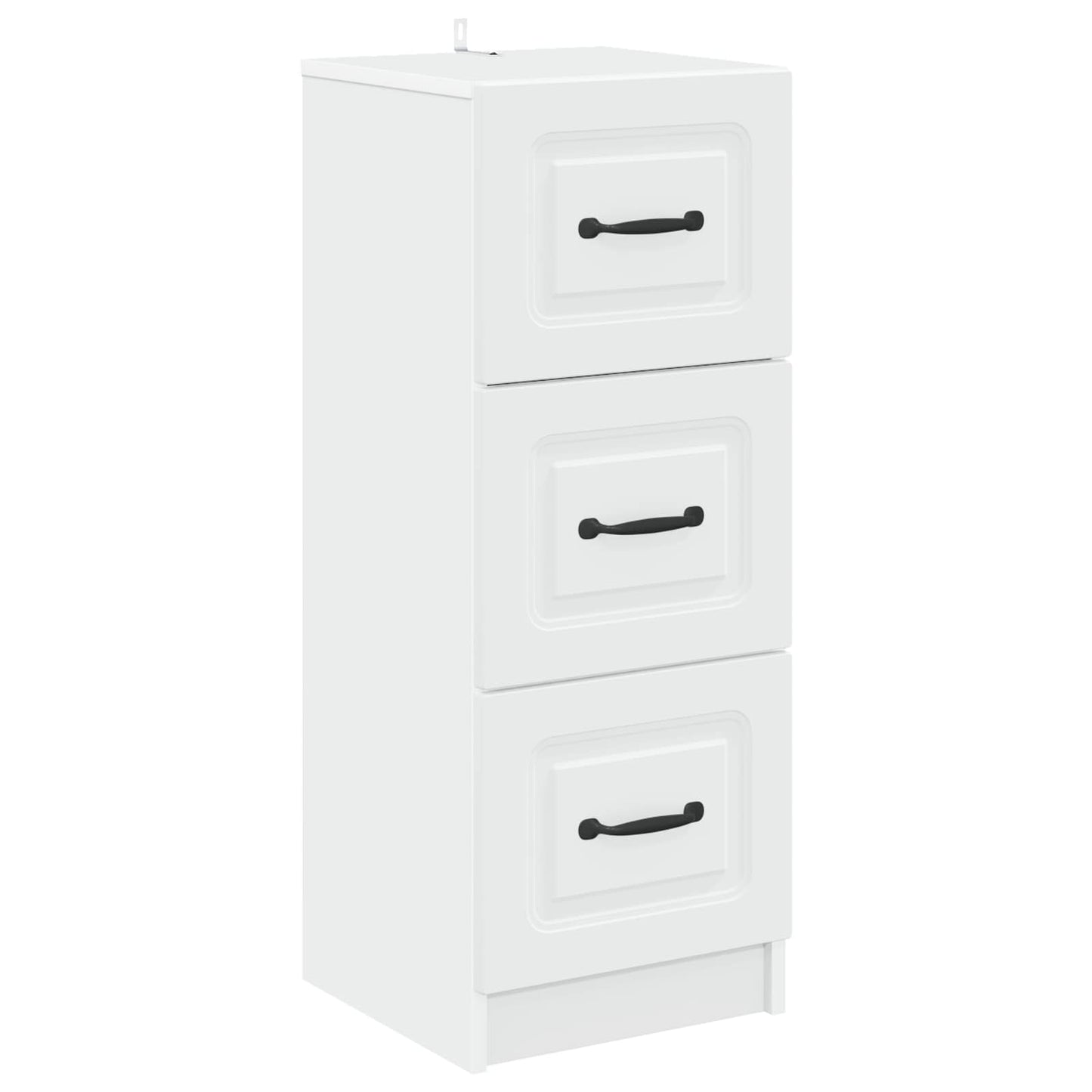 Ladenkast Wit 33 x 34,5 x 87 cm Bewerkt hout is nu te koop bij PeponiXL, paradijselijk wonen!