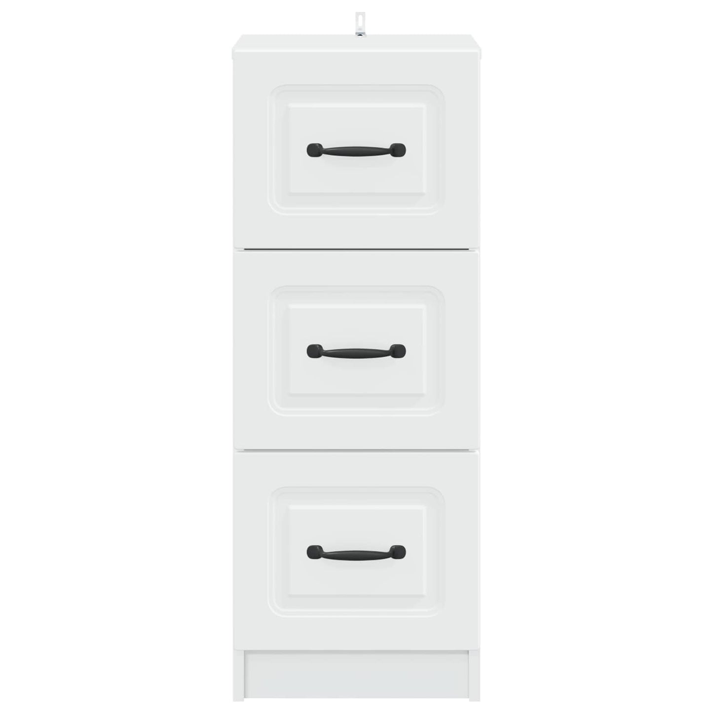 Ladenkast Wit 33 x 34,5 x 87 cm Bewerkt hout is nu te koop bij PeponiXL, paradijselijk wonen!