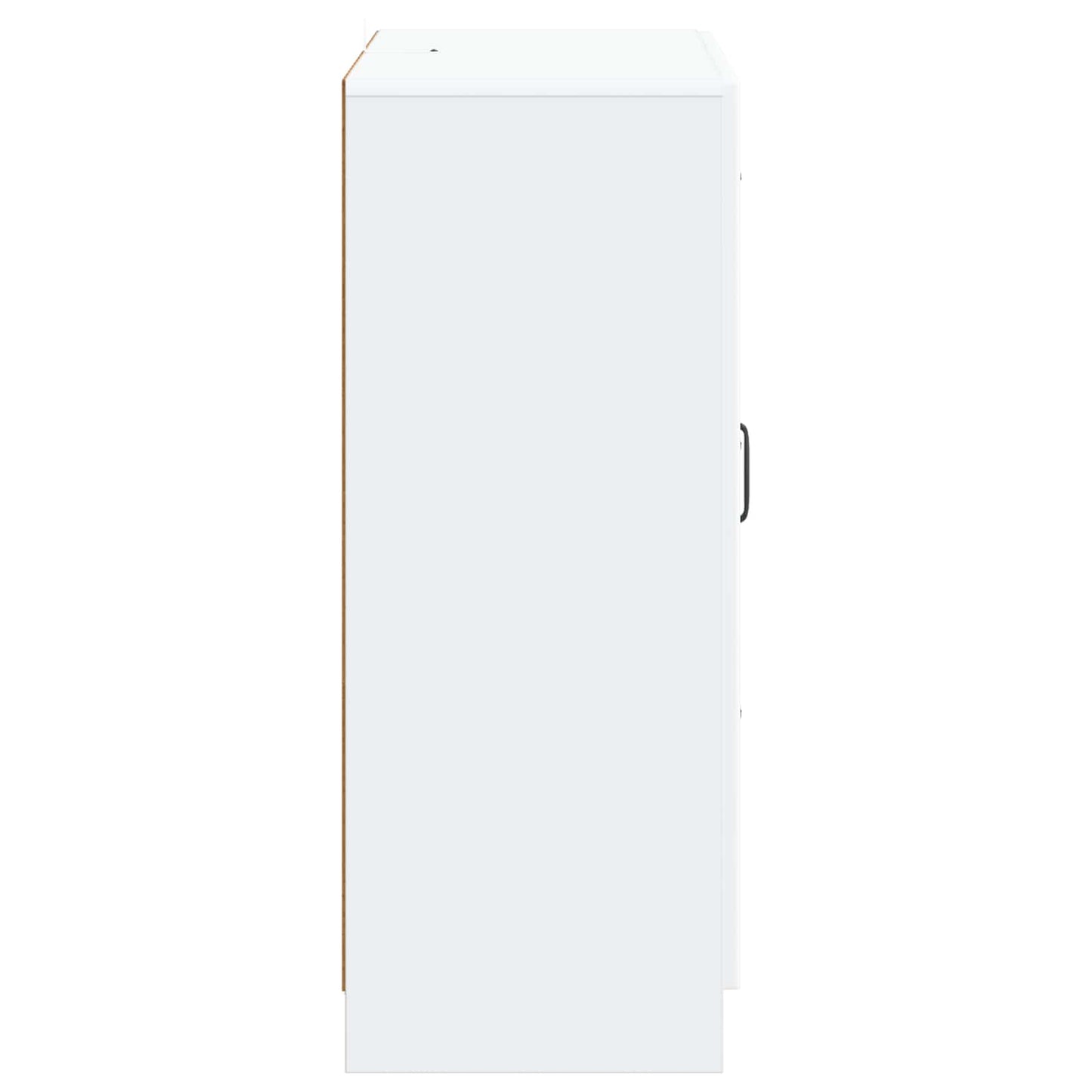 Dressoir Wit 66 x 34,5 x 87 cm Bewerkt hout is nu te koop bij PeponiXL, paradijselijk wonen!