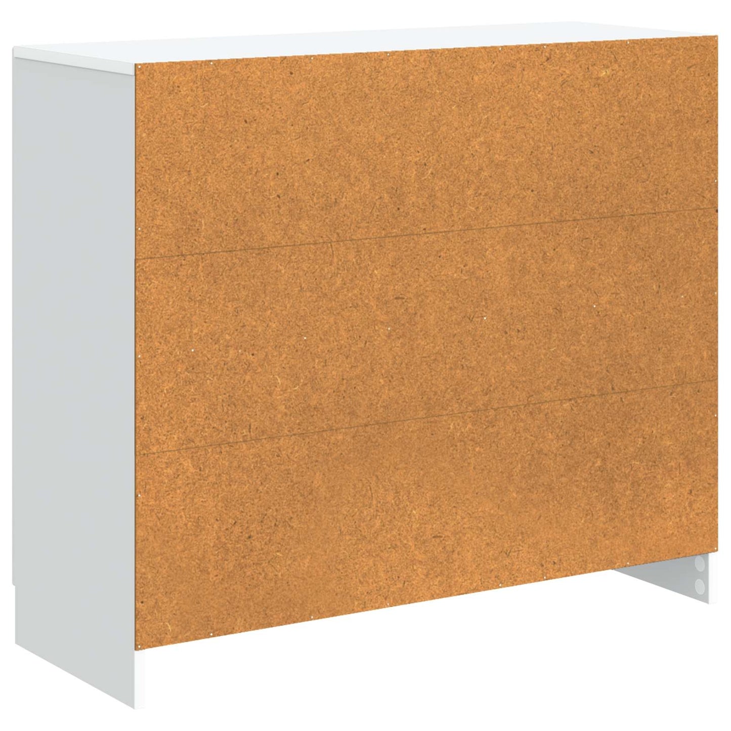 Dressoir Wit 89 x 34,5 x 77 cm Bewerkt hout is nu te koop bij PeponiXL, paradijselijk wonen!
