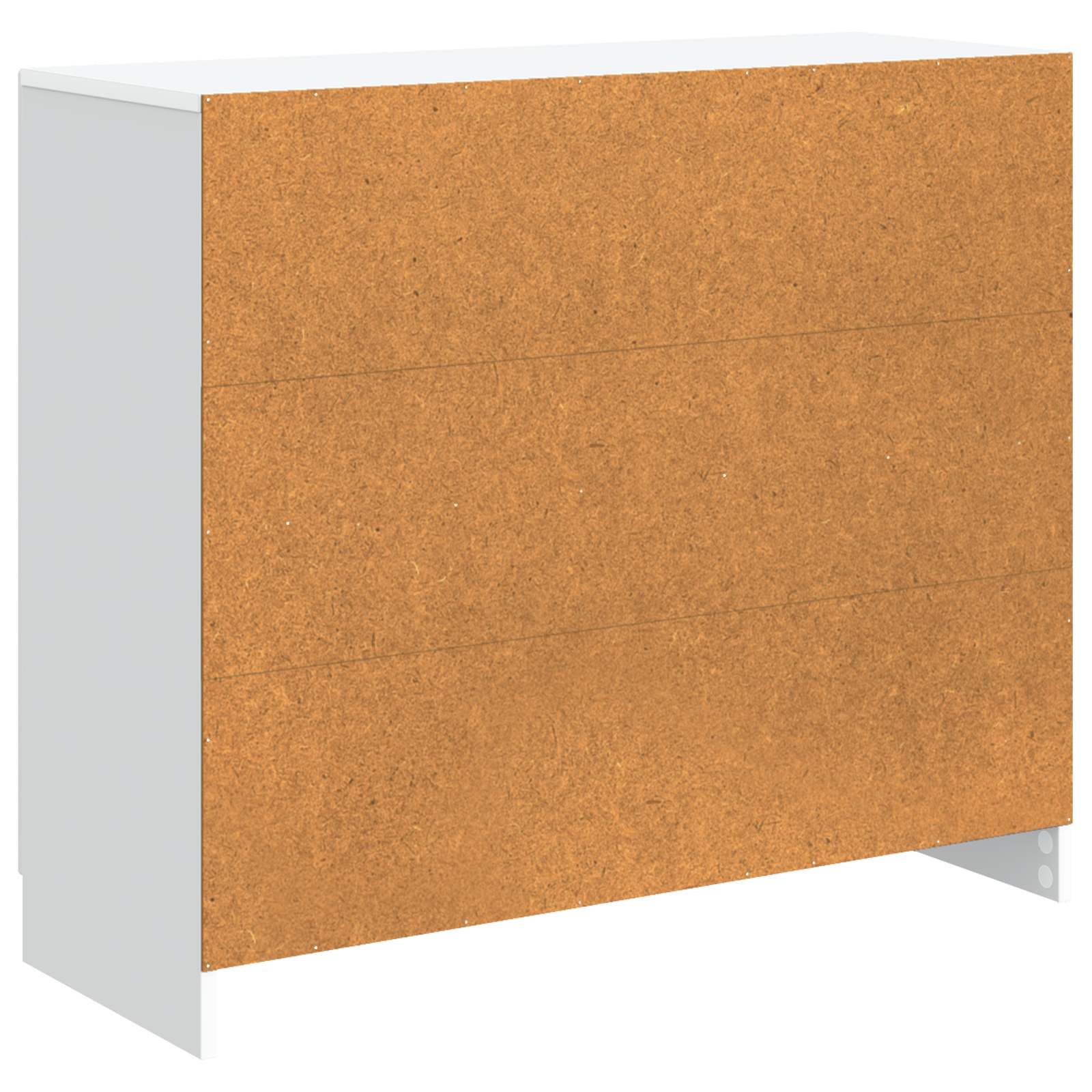 Dressoir Wit 89 x 34,5 x 77 cm Bewerkt hout is nu te koop bij PeponiXL, paradijselijk wonen!