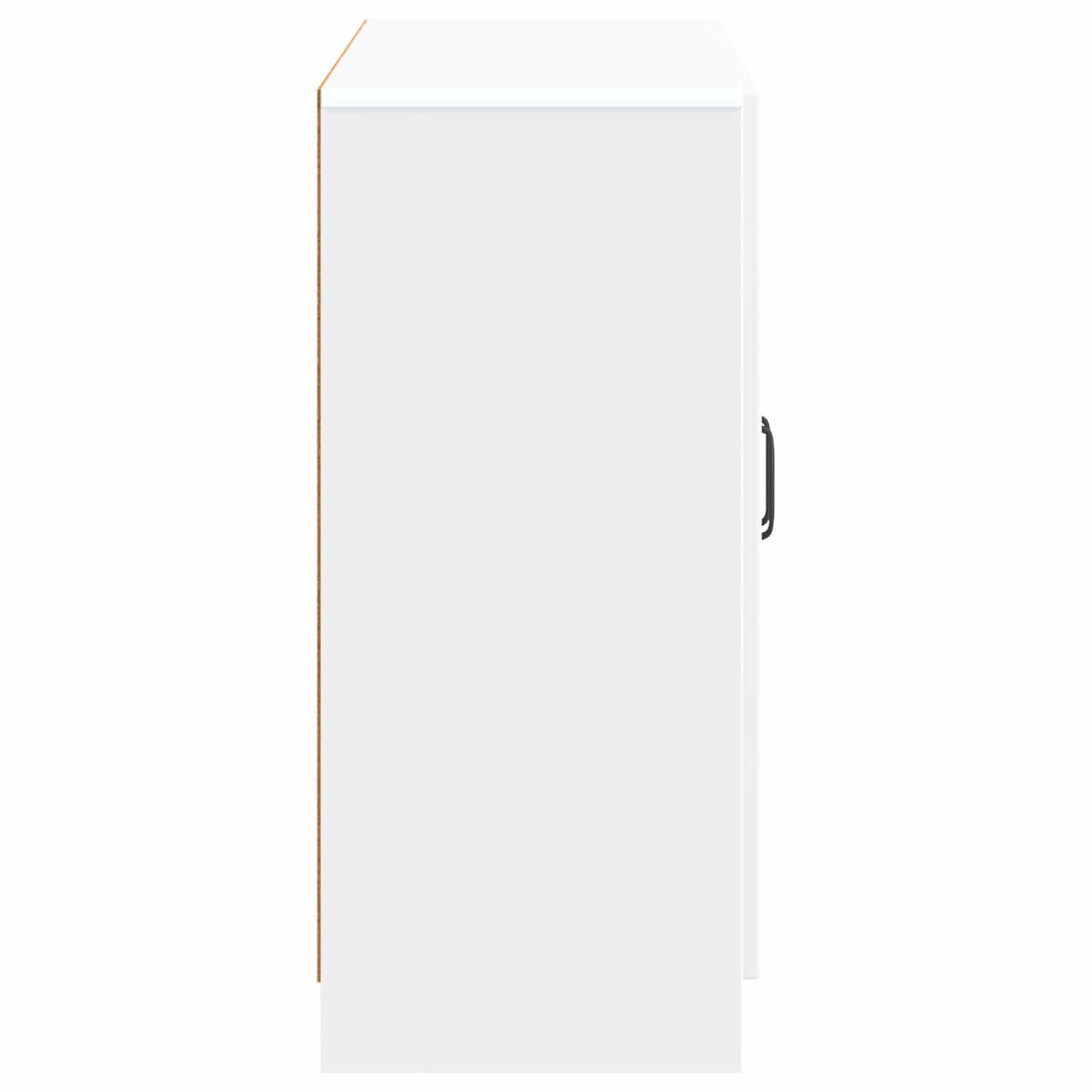 Dressoir Wit 89 x 34,5 x 77 cm Bewerkt hout is nu te koop bij PeponiXL, paradijselijk wonen!