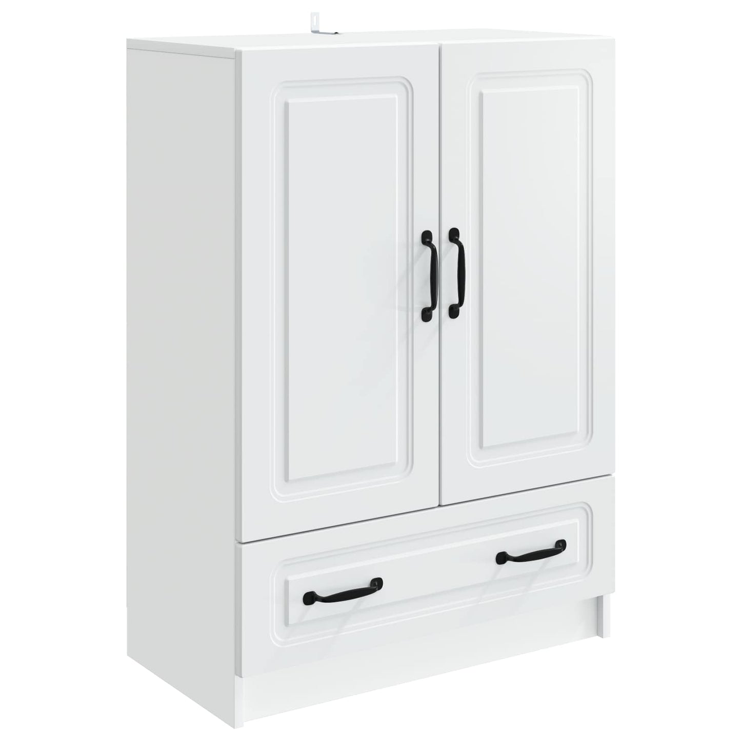 Dressoir Wit 66 x 34,5 x 92 cm Bewerkt hout is nu te koop bij PeponiXL, paradijselijk wonen!