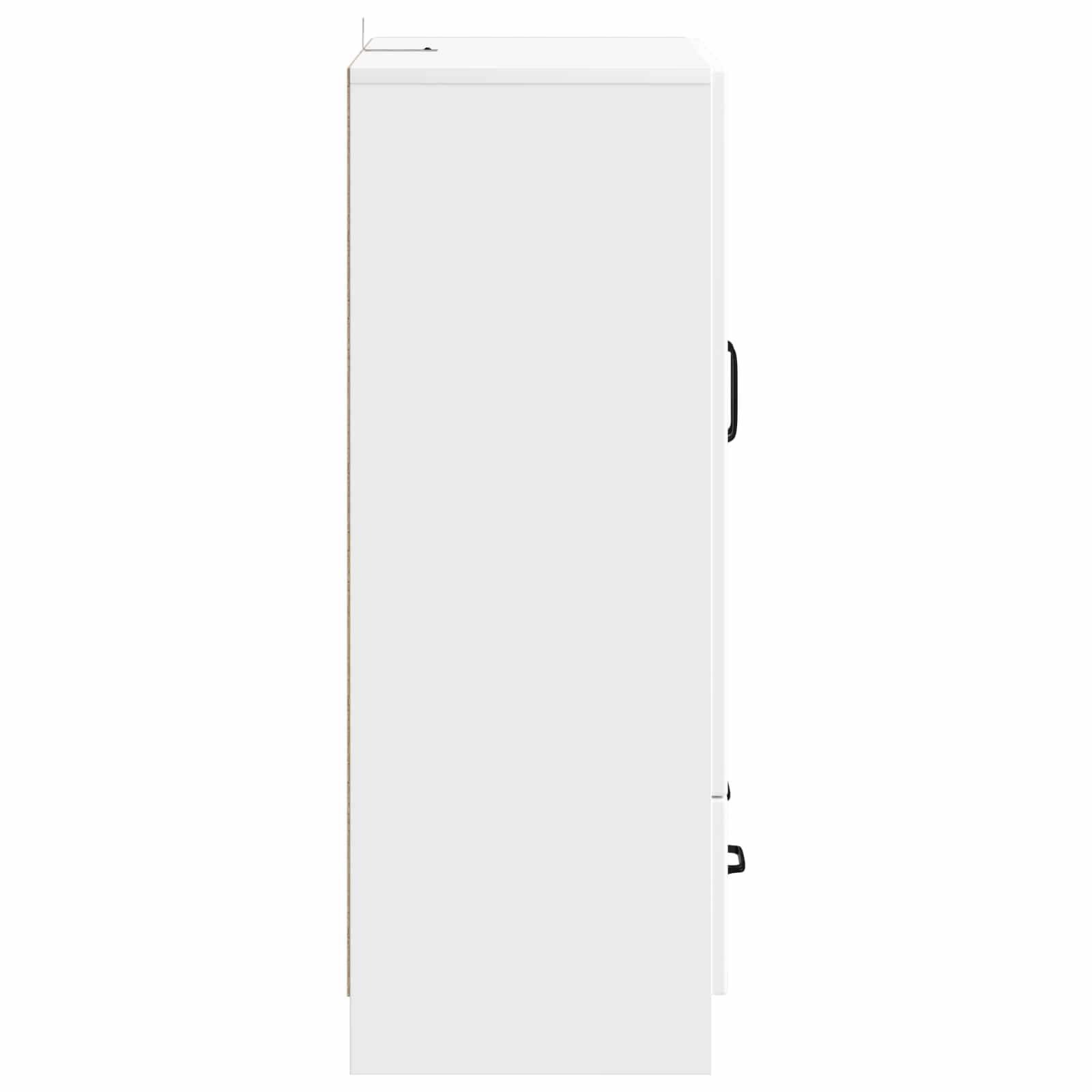 Dressoir Wit 66 x 34,5 x 92 cm Bewerkt hout is nu te koop bij PeponiXL, paradijselijk wonen!