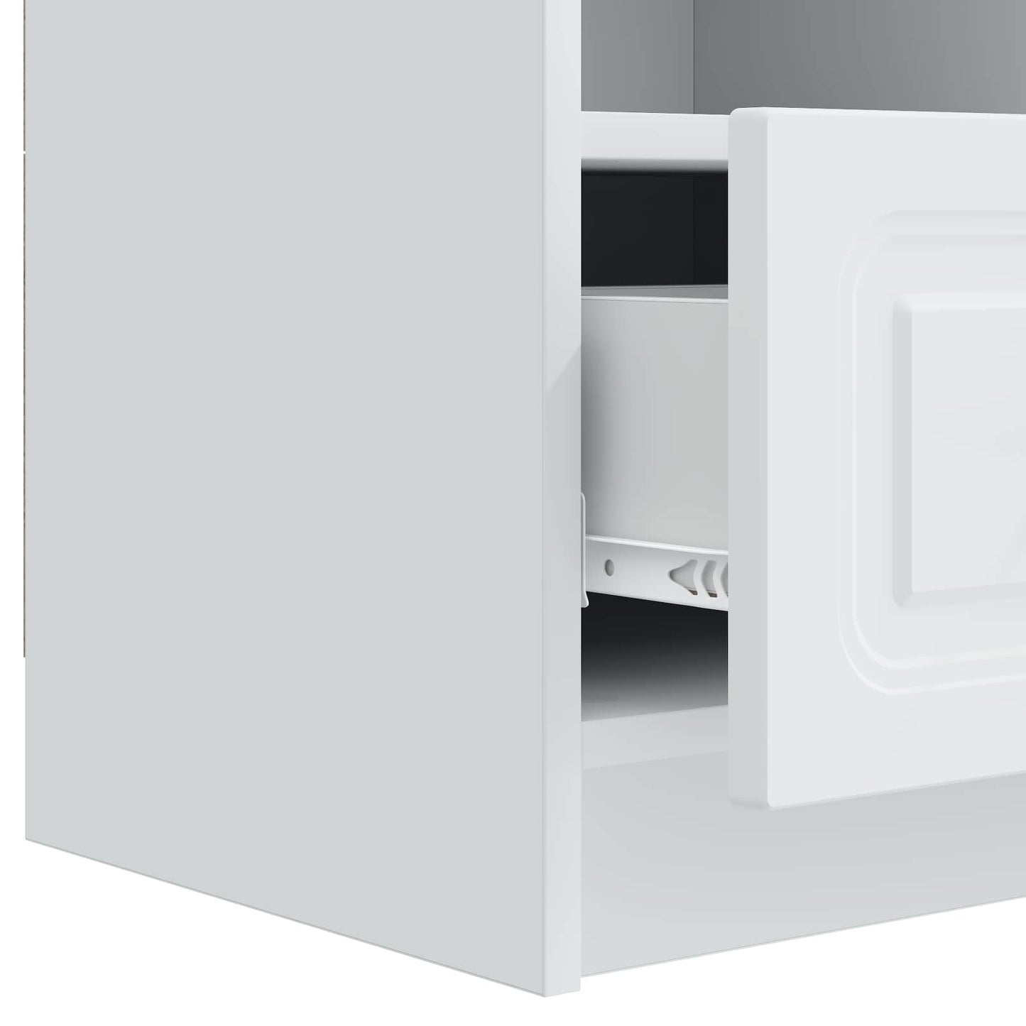 TV-kast met lade Wit 102 x 34,5 x 47 cm Bewerkt hout is nu te koop bij PeponiXL, paradijselijk wonen!