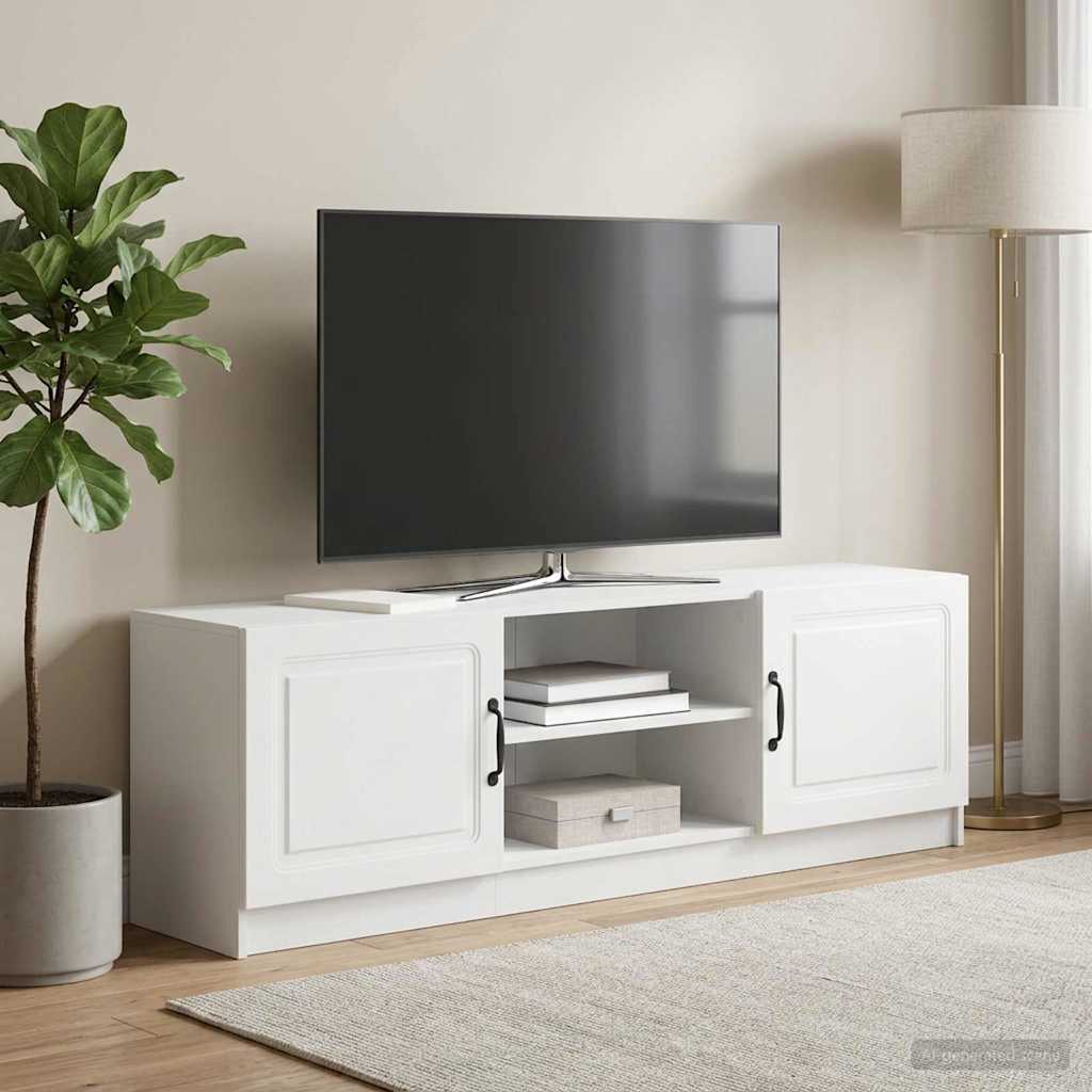 TV-kast Wit 150 x 31 x 47 cm Bewerkt hout is nu te koop bij PeponiXL, paradijselijk wonen!