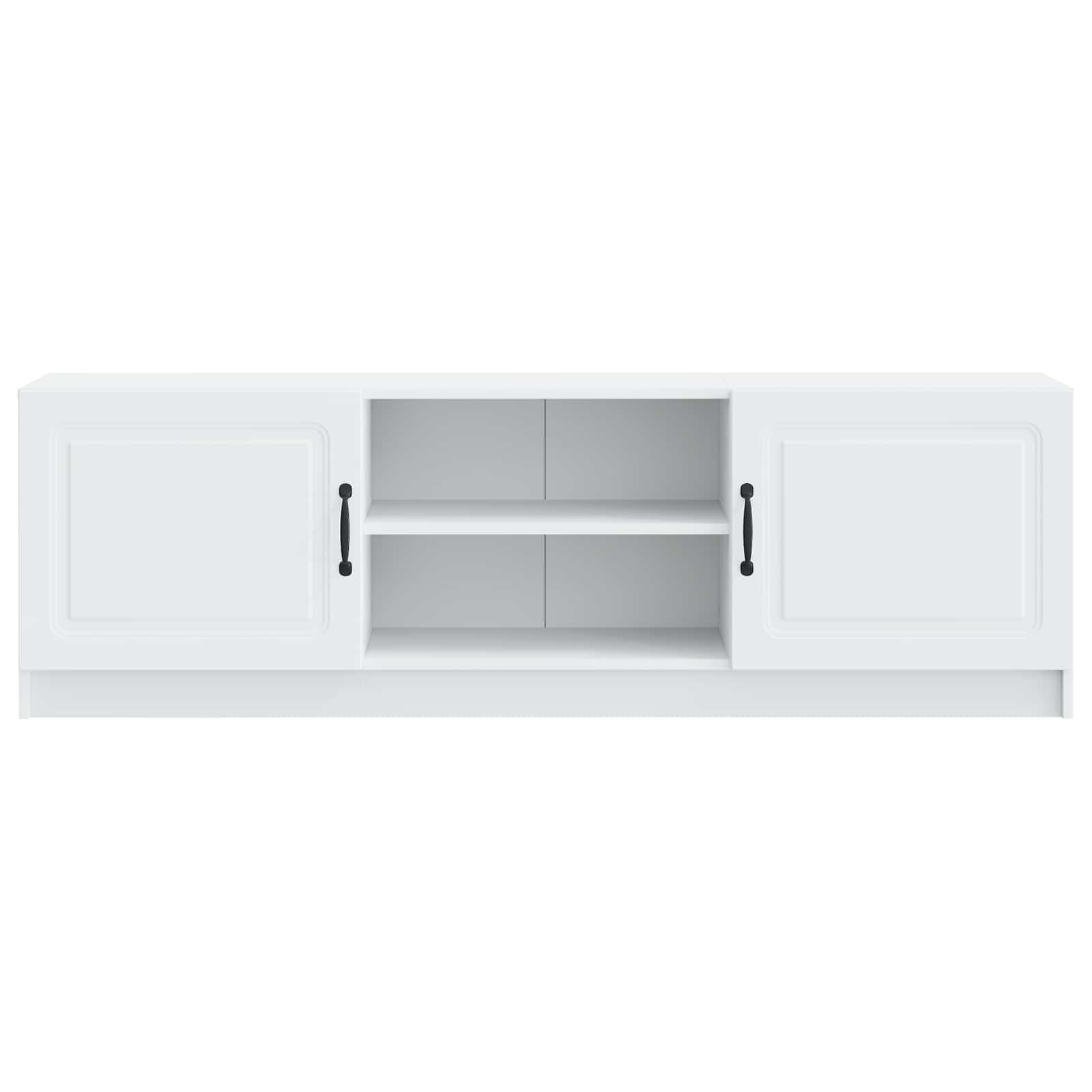 TV-kast Wit 150 x 31 x 47 cm Bewerkt hout is nu te koop bij PeponiXL, paradijselijk wonen!
