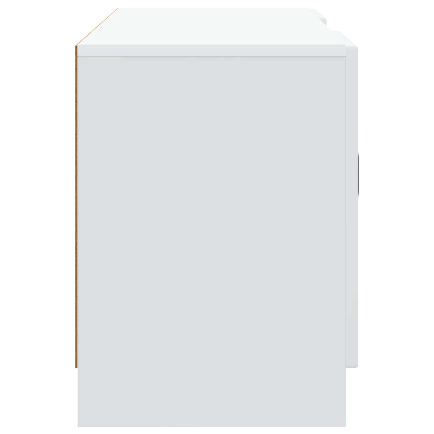 TV-kast Wit 102 x 34,5 x 47 cm Bewerkt hout is nu te koop bij PeponiXL, paradijselijk wonen!