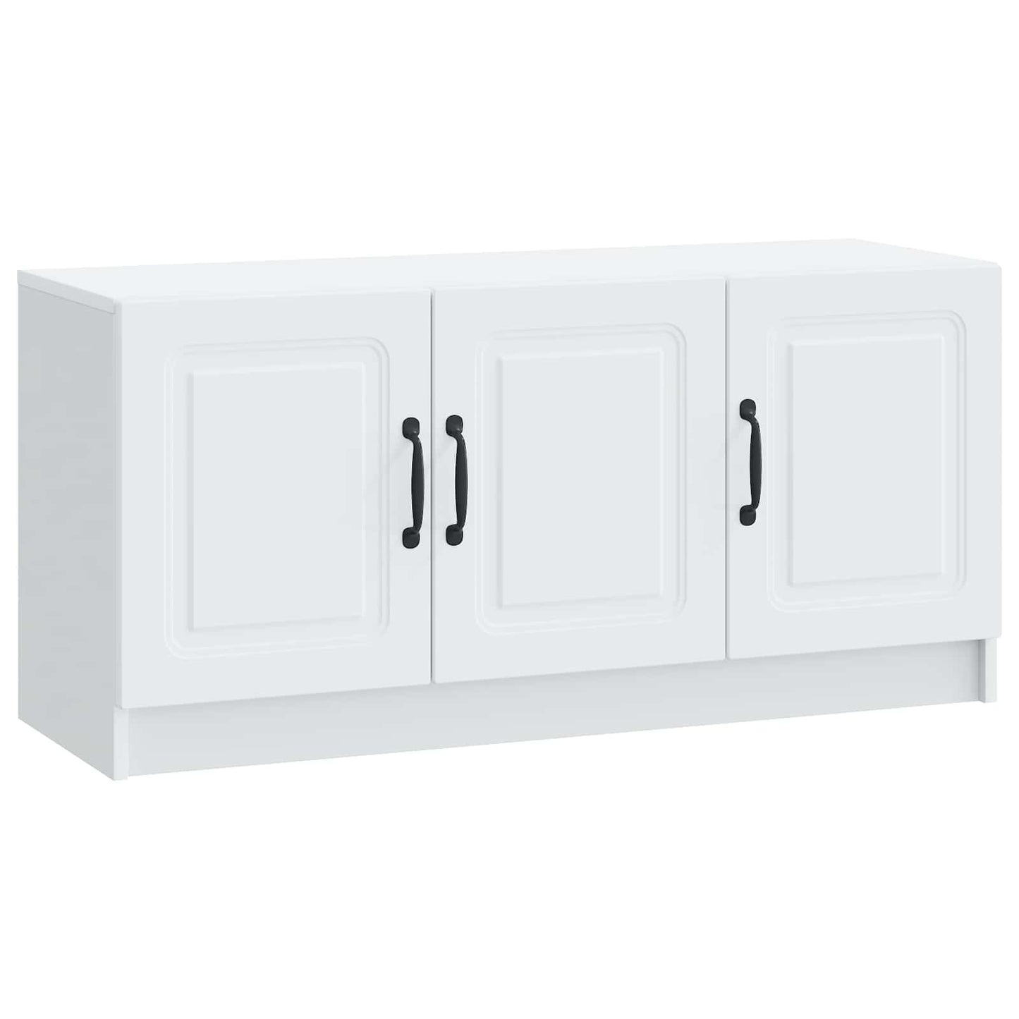 TV-kast Wit 99 x 34,5 x 47 cm Bewerkt hout is nu te koop bij PeponiXL, paradijselijk wonen!