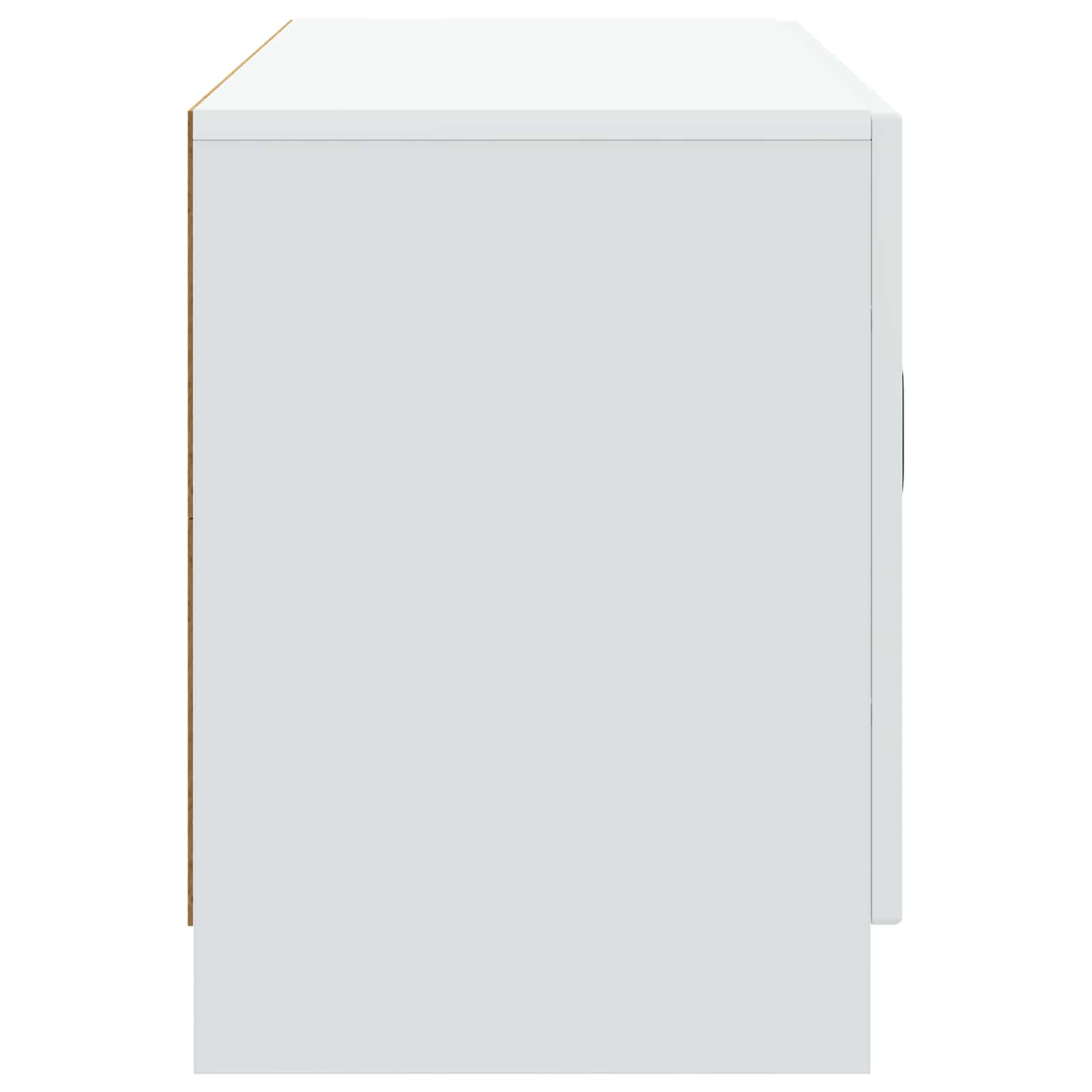 TV-kast Wit 99 x 34,5 x 47 cm Bewerkt hout is nu te koop bij PeponiXL, paradijselijk wonen!