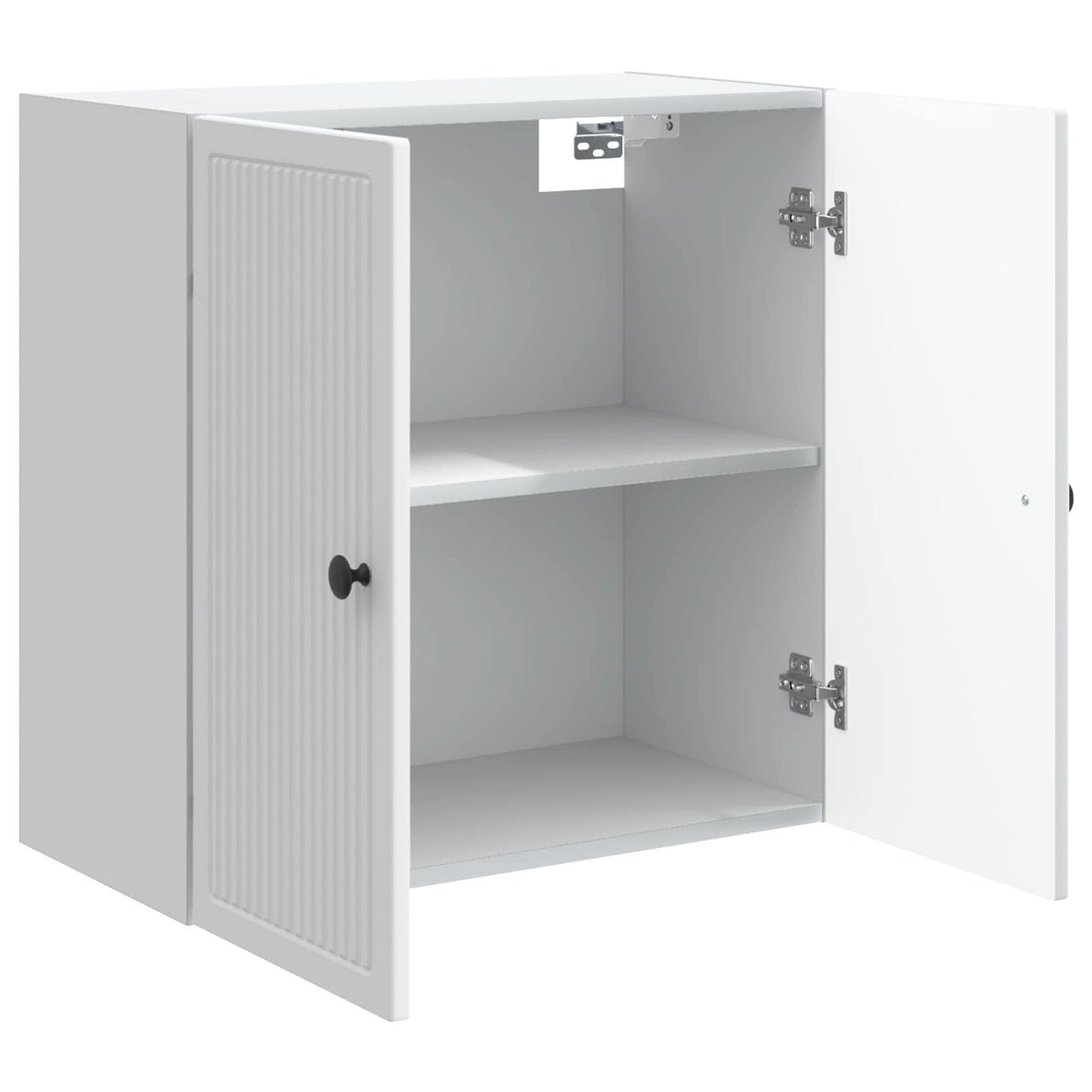 Wandkast Wit 59 x 31 x 60 cm Bewerkt hout is nu te koop bij PeponiXL, paradijselijk wonen!
