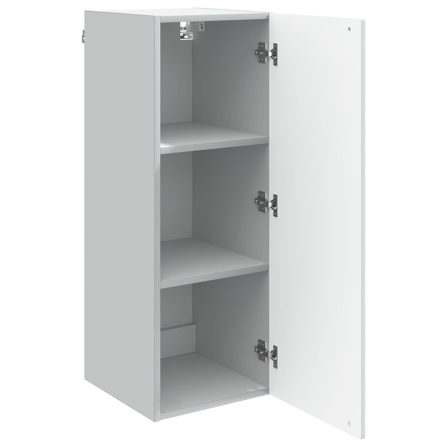 Wandkast Wit 33 x 34,5 x 90 cm Bewerkt hout is nu te koop bij PeponiXL, paradijselijk wonen!