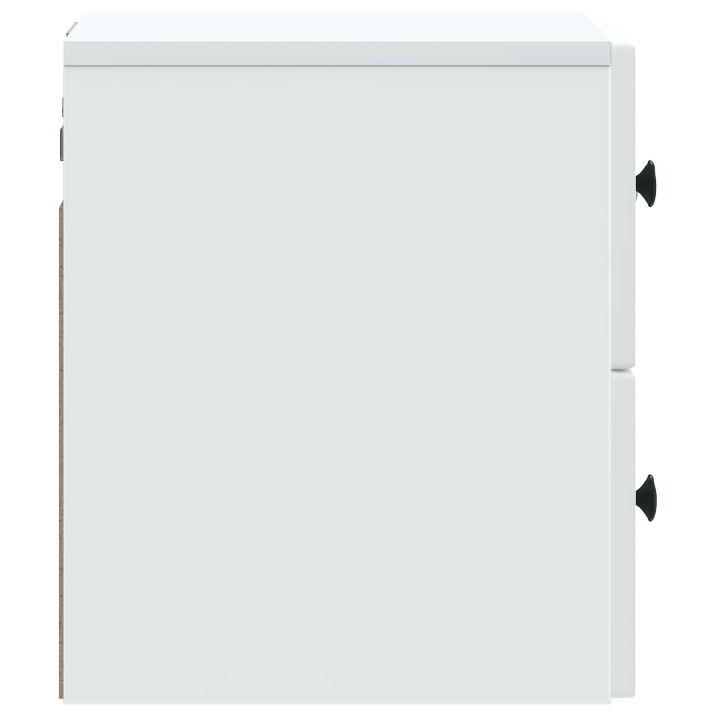 Wandbeugel Bedkast met lade Wit 33 x 34,5 x 40 cm Bewerkt hout is nu te koop bij PeponiXL, paradijselijk wonen!