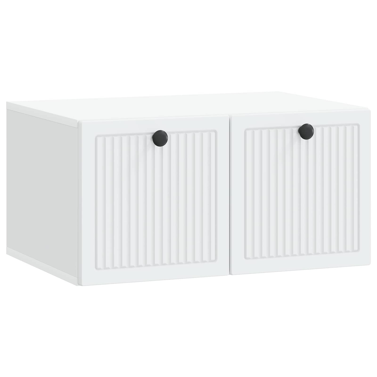 Wandbeugel TV-kast Wit 59,5 x 41 x 30 cm Bewerkt hout is nu te koop bij PeponiXL, paradijselijk wonen!