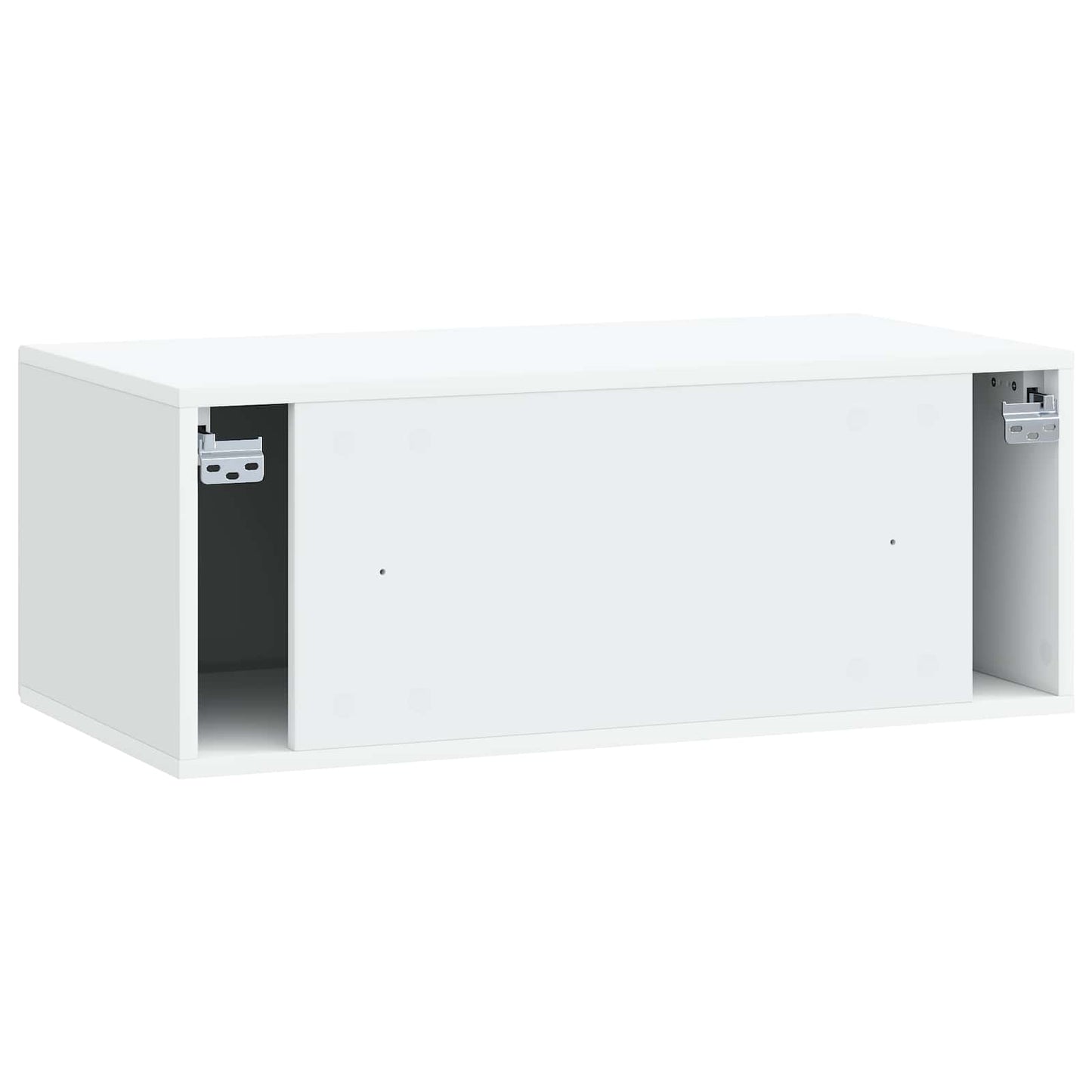 Wandbeugel TV-kast Wit 78,5 x 41 x 30 cm Bewerkt hout is nu te koop bij PeponiXL, paradijselijk wonen!