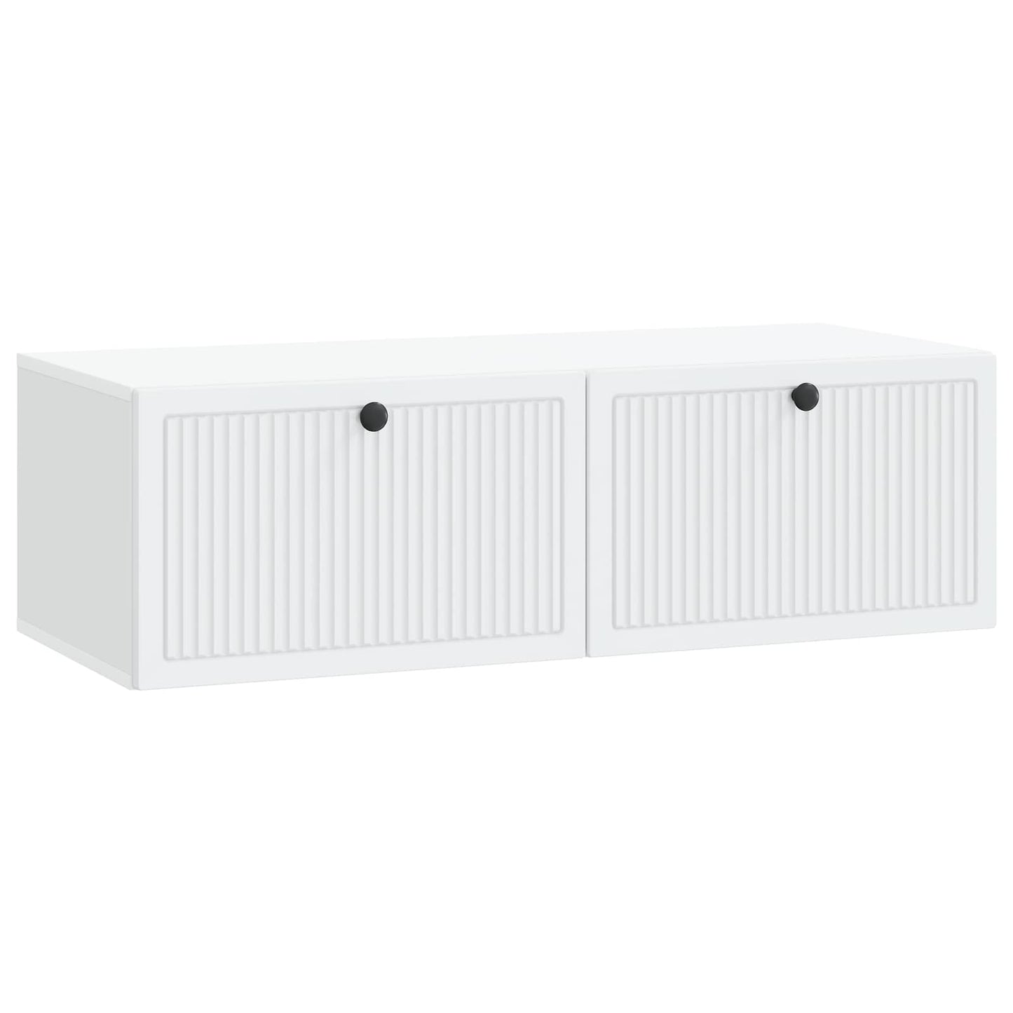 Wandbeugel TV-kast Wit 98 x 41 x 30 cm Bewerkt hout is nu te koop bij PeponiXL, paradijselijk wonen!