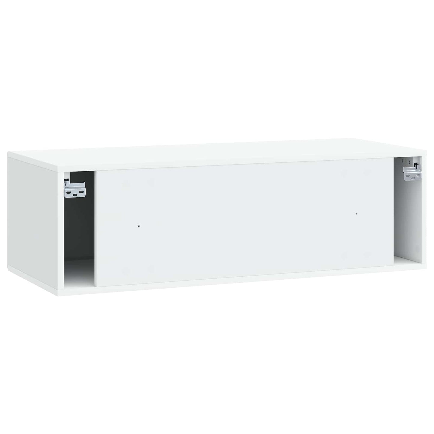 Wandbeugel TV-kast Wit 98 x 41 x 30 cm Bewerkt hout is nu te koop bij PeponiXL, paradijselijk wonen!