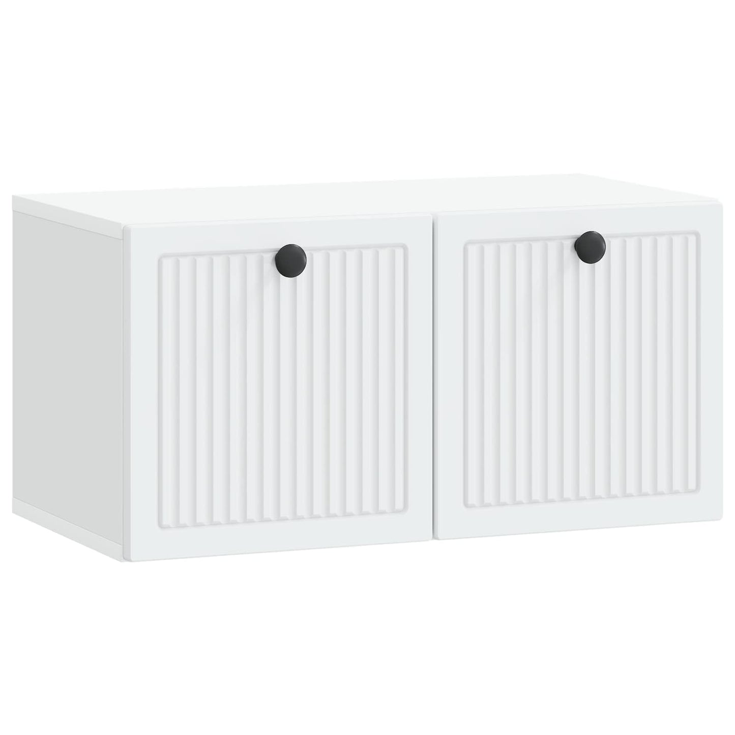 Wandbeugel TV-kast Wit 59,5 x 31 x 30 cm Bewerkt hout is nu te koop bij PeponiXL, paradijselijk wonen!