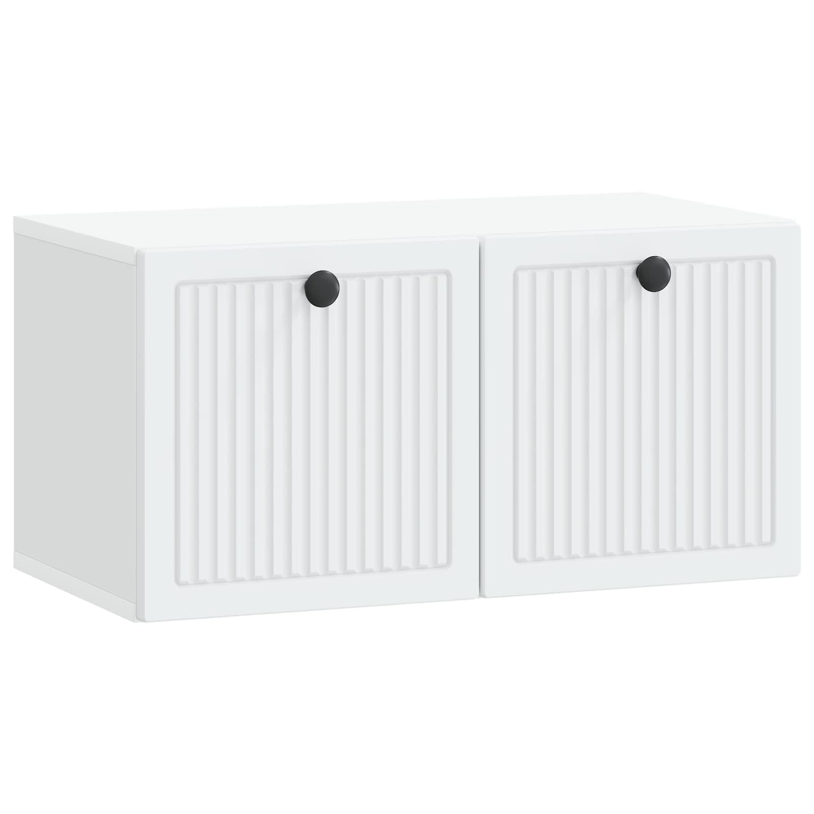 Wandbeugel TV-kast Wit 59,5 x 31 x 30 cm Bewerkt hout is nu te koop bij PeponiXL, paradijselijk wonen!