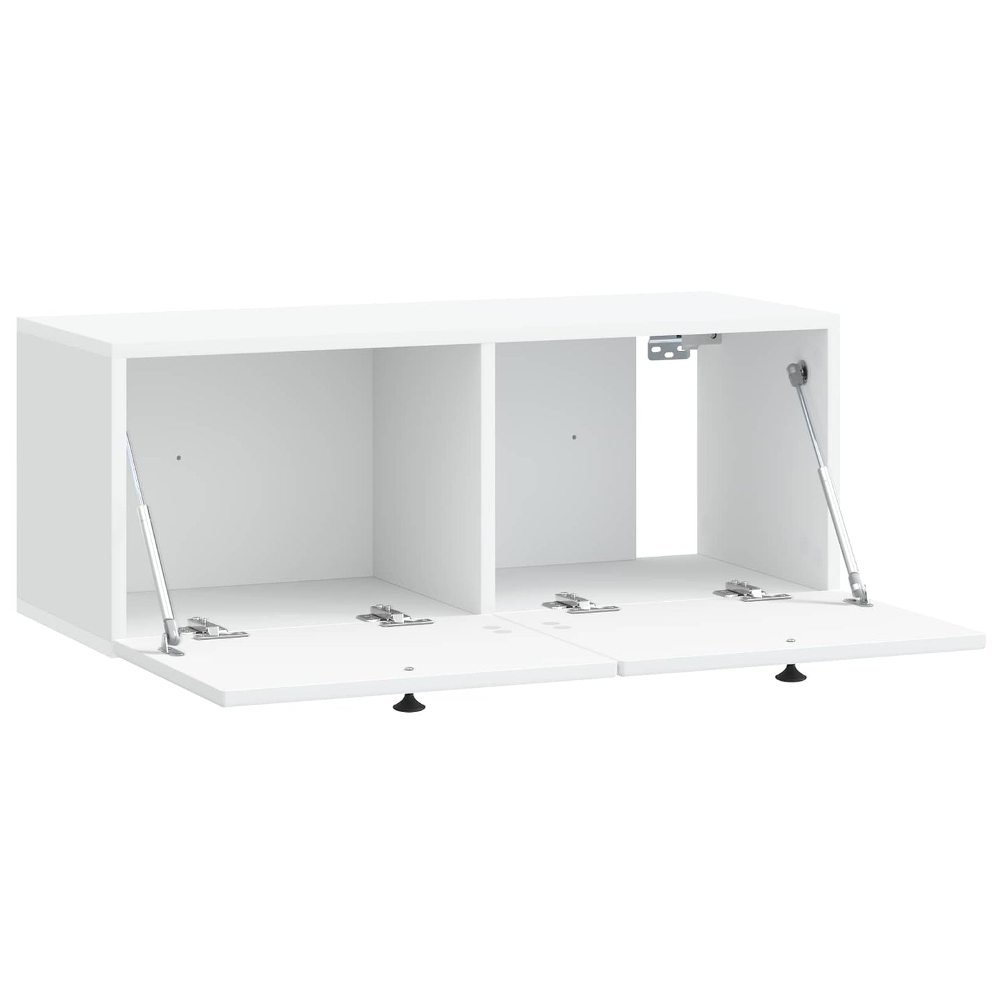 Wandbeugel TV-kast Wit 78,5 x 31 x 30 cm Bewerkt hout is nu te koop bij PeponiXL, paradijselijk wonen!