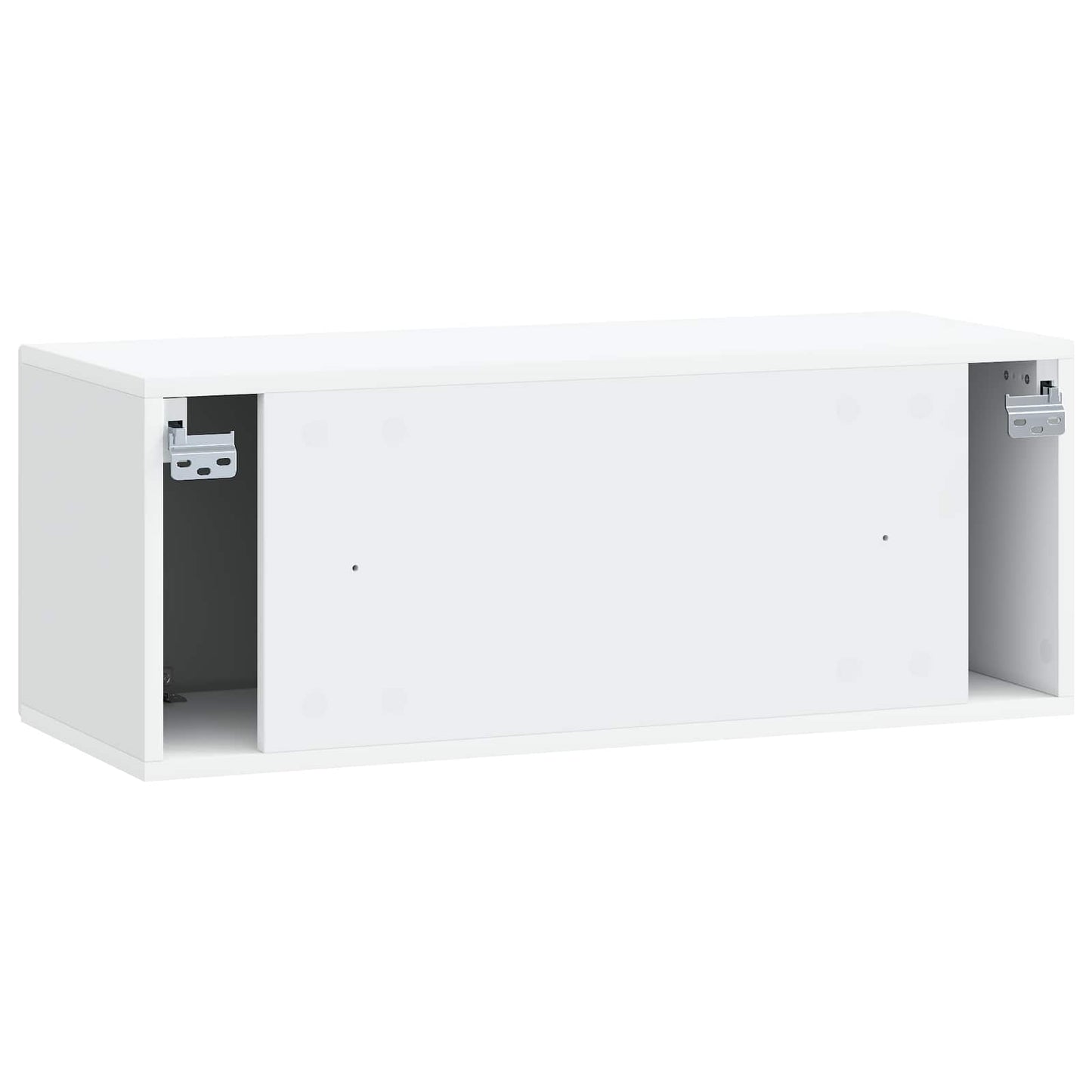 Wandbeugel TV-kast Wit 78,5 x 31 x 30 cm Bewerkt hout is nu te koop bij PeponiXL, paradijselijk wonen!
