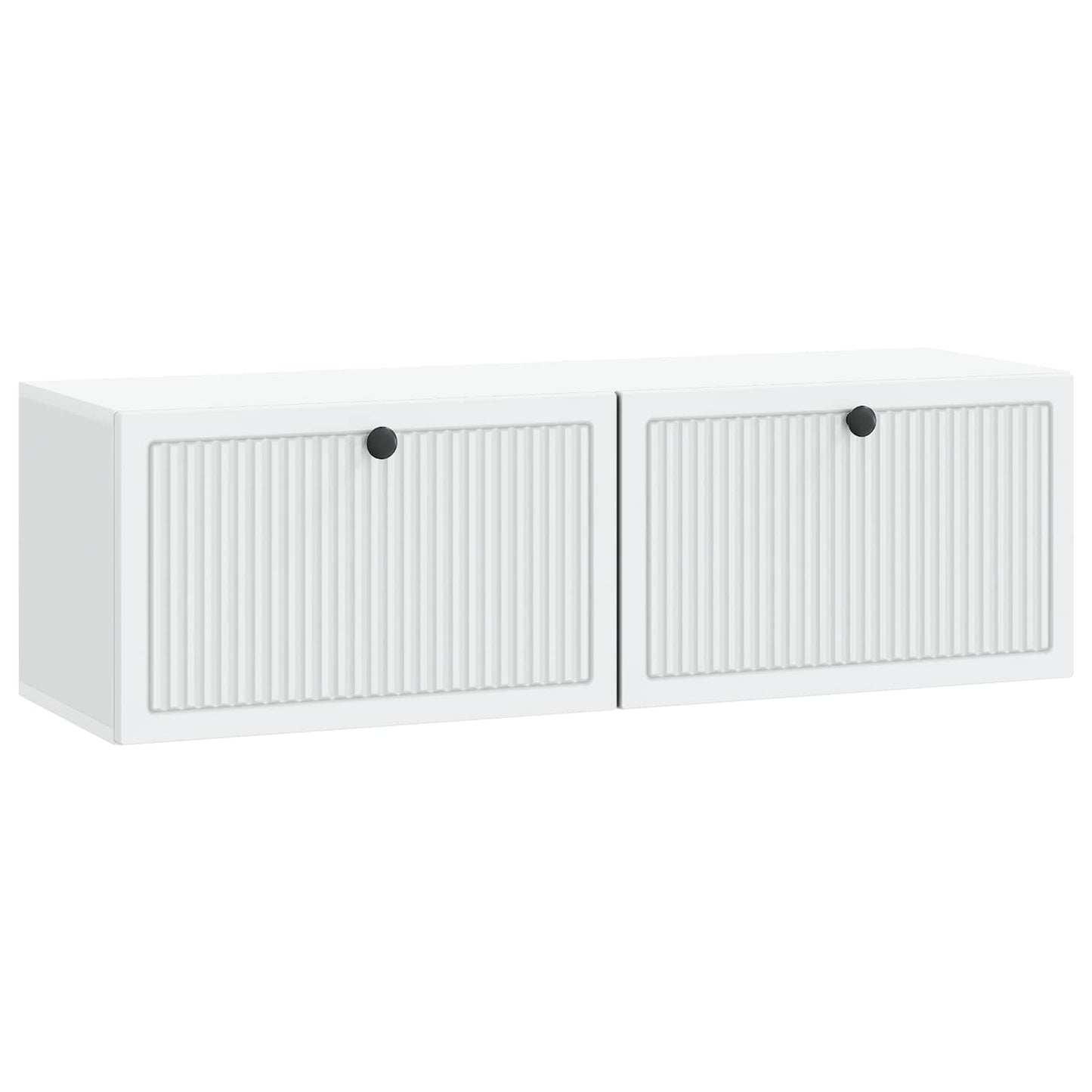 Wandbeugel TV-kast Wit 98 x 31 x 30 cm Bewerkt hout is nu te koop bij PeponiXL, paradijselijk wonen!