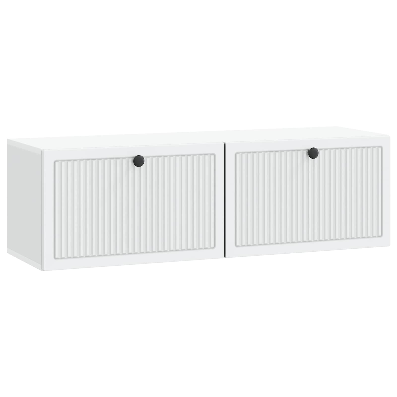 Wandbeugel TV-kast Wit 98 x 31 x 30 cm Bewerkt hout is nu te koop bij PeponiXL, paradijselijk wonen!