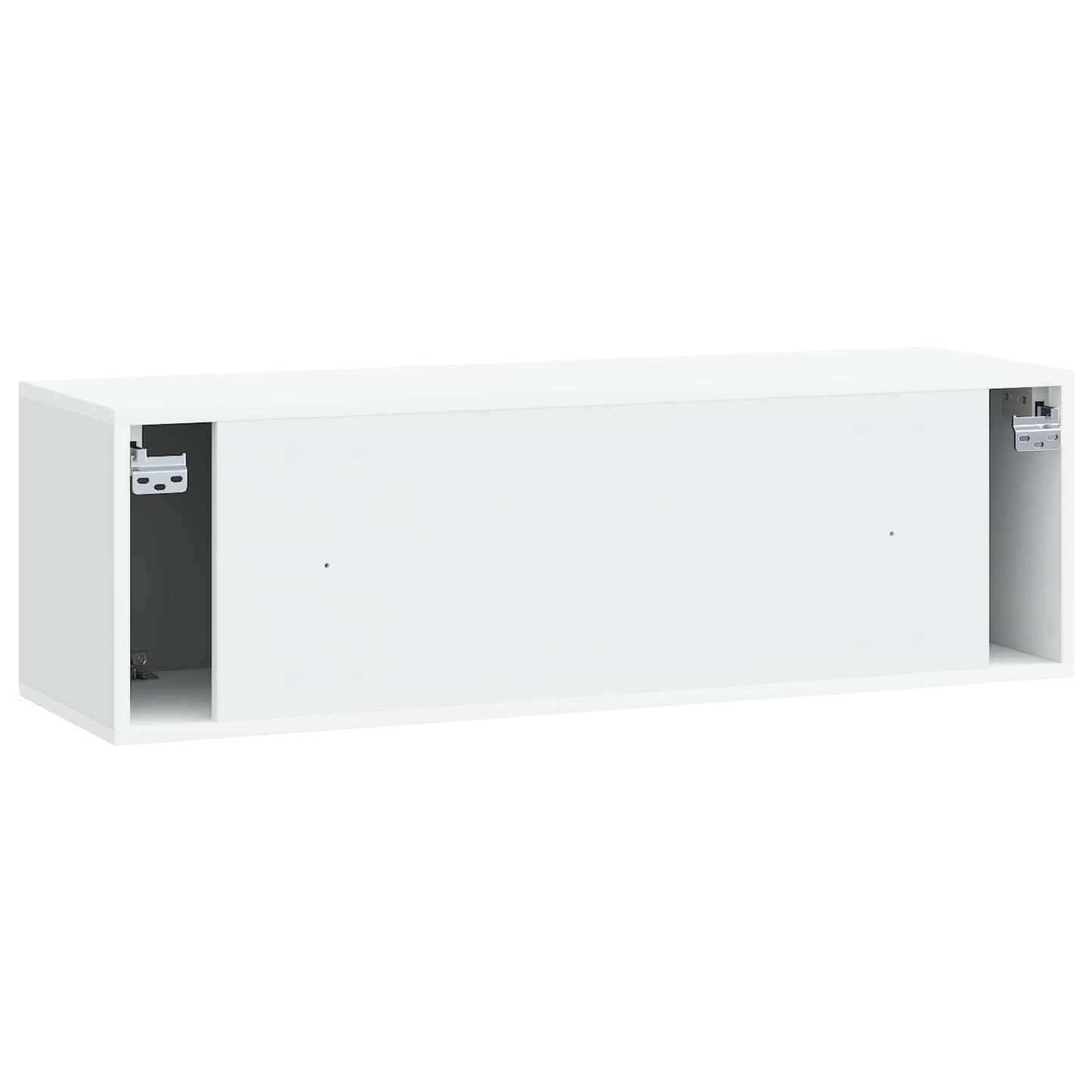 Wandbeugel TV-kast Wit 98 x 31 x 30 cm Bewerkt hout is nu te koop bij PeponiXL, paradijselijk wonen!