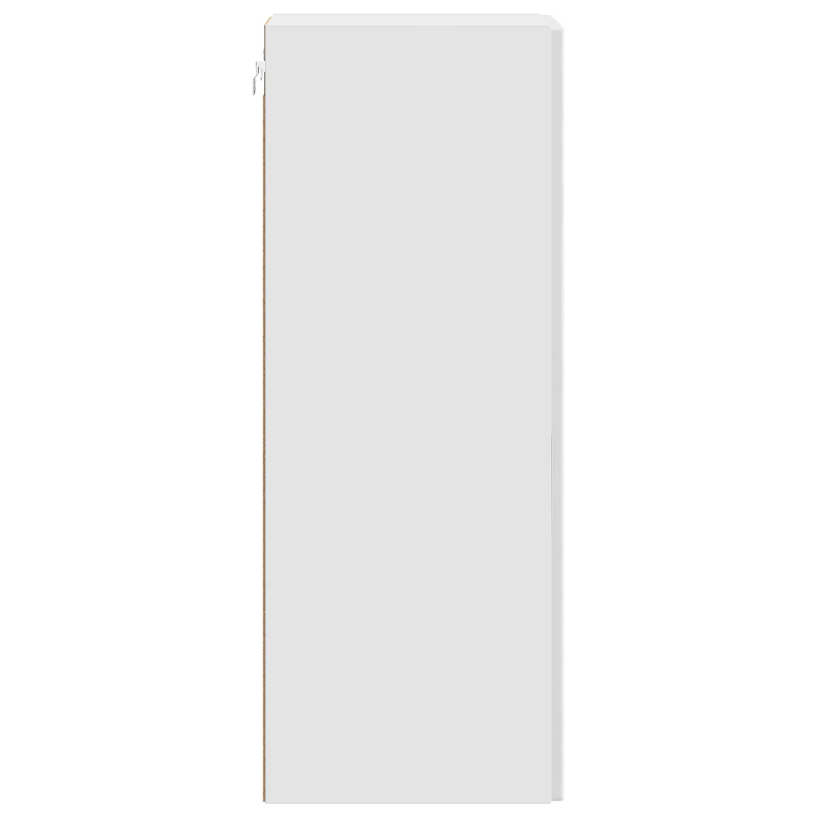 Wandkast Hoogglans Wit 66 x 34,5 x 90 cm Bewerkt hout is nu te koop bij PeponiXL, paradijselijk wonen!