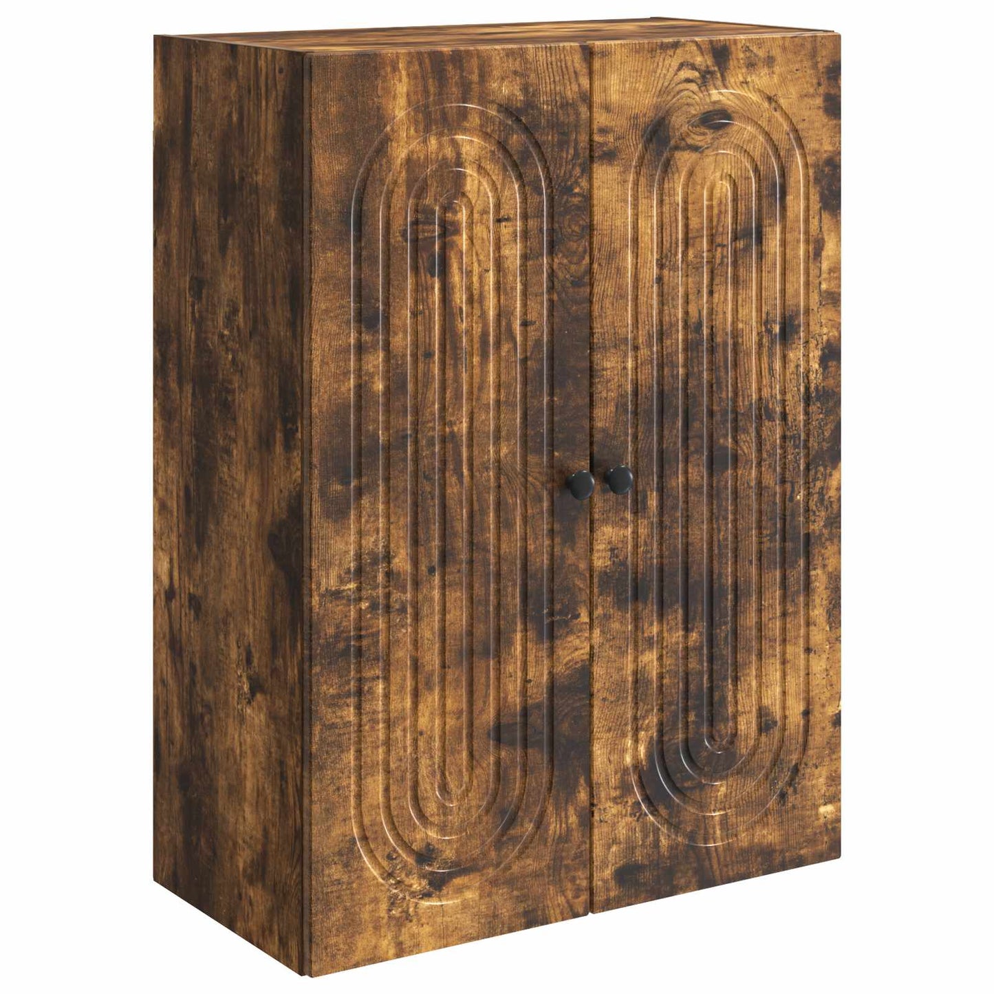Wandkast Gerookt eiken 66 x 34,5 x 90 cm Bewerkt hout is nu te koop bij PeponiXL, paradijselijk wonen!