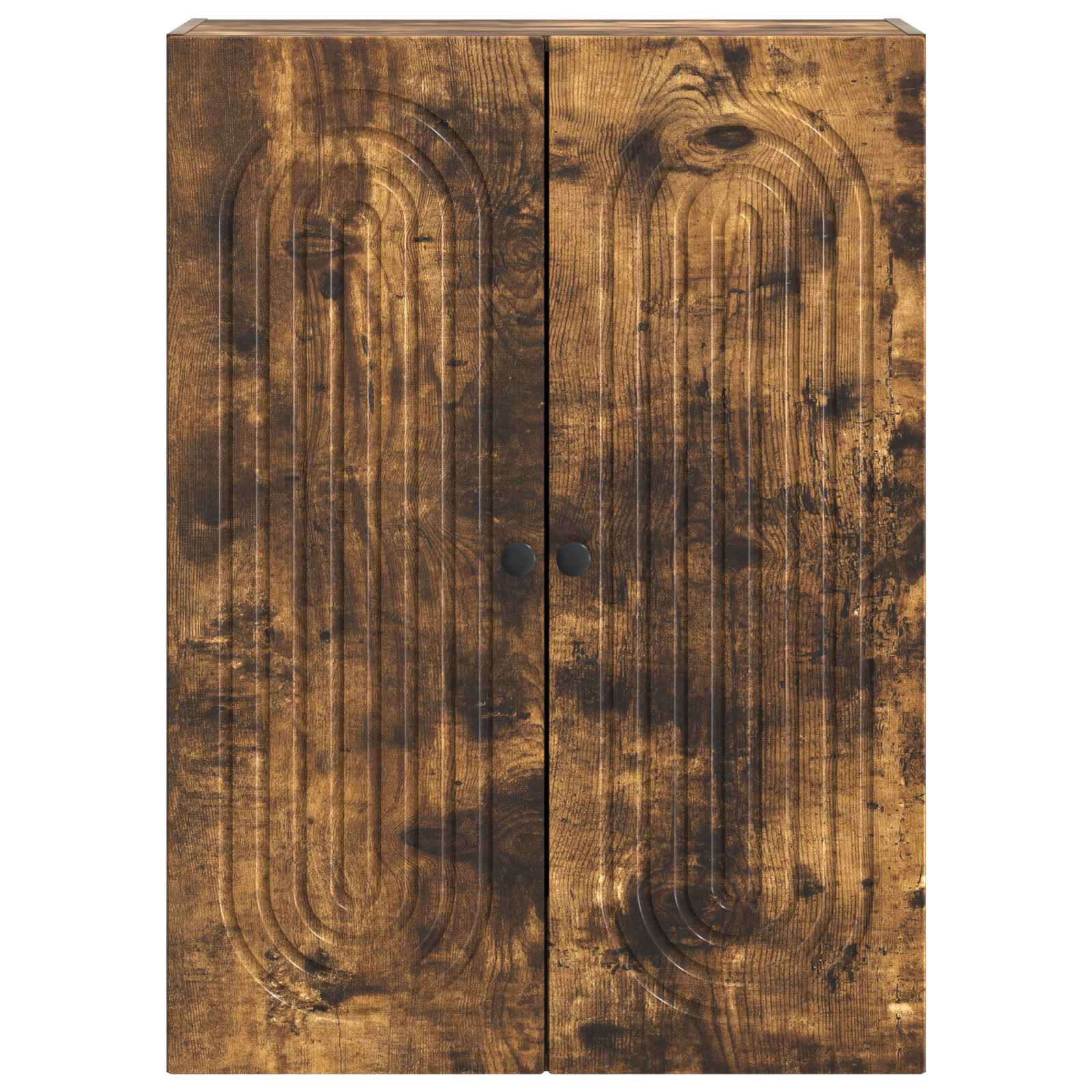 Wandkast Gerookt eiken 66 x 34,5 x 90 cm Bewerkt hout is nu te koop bij PeponiXL, paradijselijk wonen!