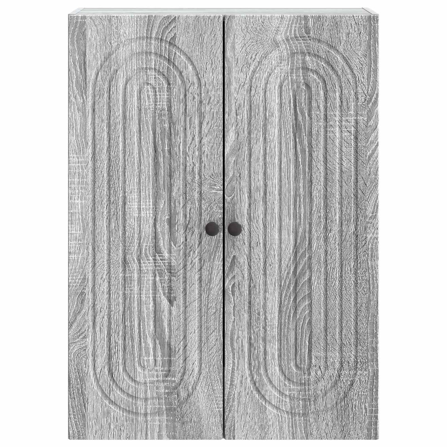 Wandkast Grijs Sonoma 66 x 34,5 x 90 cm Bewerkt hout is nu te koop bij PeponiXL, paradijselijk wonen!