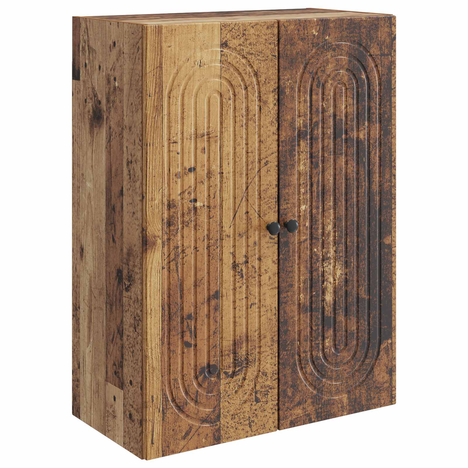 Wandkast Oud hout 66 x 34,5 x 90 cm Bewerkt hout is nu te koop bij PeponiXL, paradijselijk wonen!