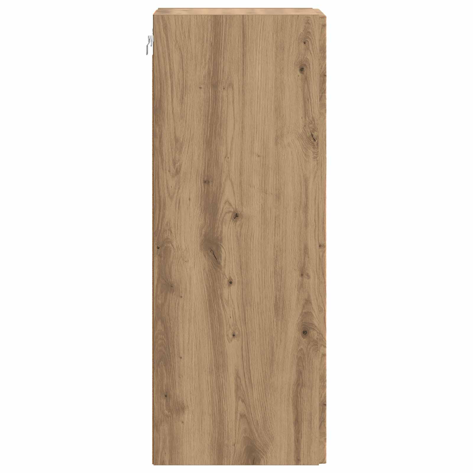 Wandkast Artisanaal eiken 66 x 34,5 x 90 cm Bewerkt hout is nu te koop bij PeponiXL, paradijselijk wonen!