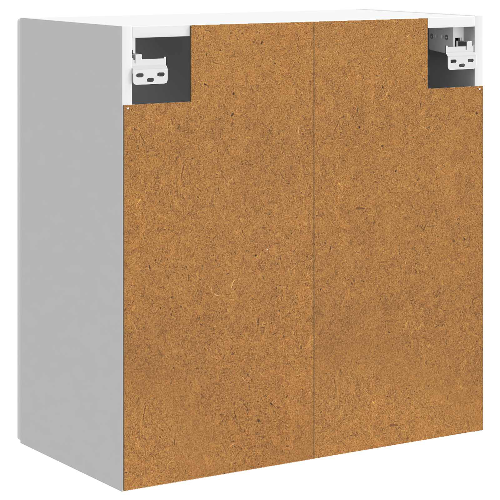 Wandkast Hoogglans Wit 59 x 31 x 60 cm Bewerkt hout is nu te koop bij PeponiXL, paradijselijk wonen!