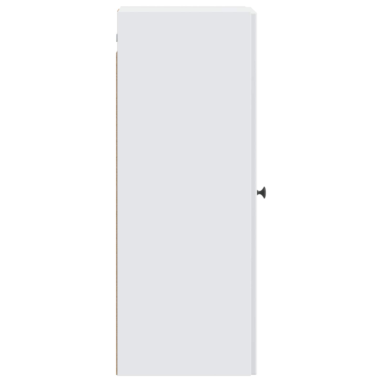 Wandkast Wit 33 x 34,5 x 90 cm Bewerkt hout is nu te koop bij PeponiXL, paradijselijk wonen!