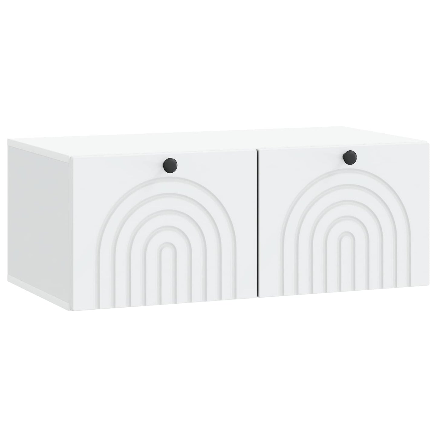 Wandbeugel TV-kast Wit 78,5 x 41 x 30 cm Bewerkt hout is nu te koop bij PeponiXL, paradijselijk wonen!